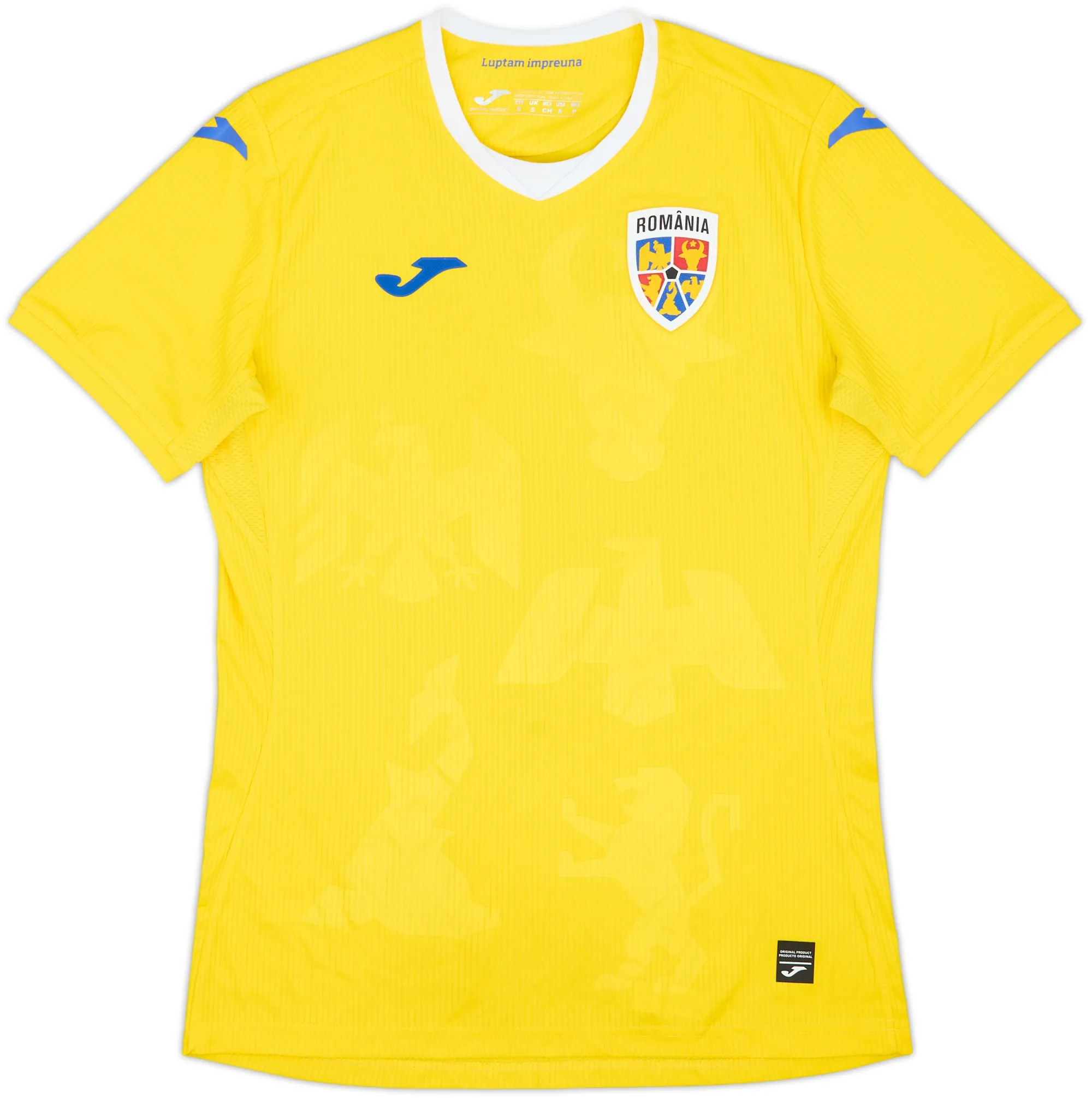Joma Romania Mens SS Home Shirt 2021