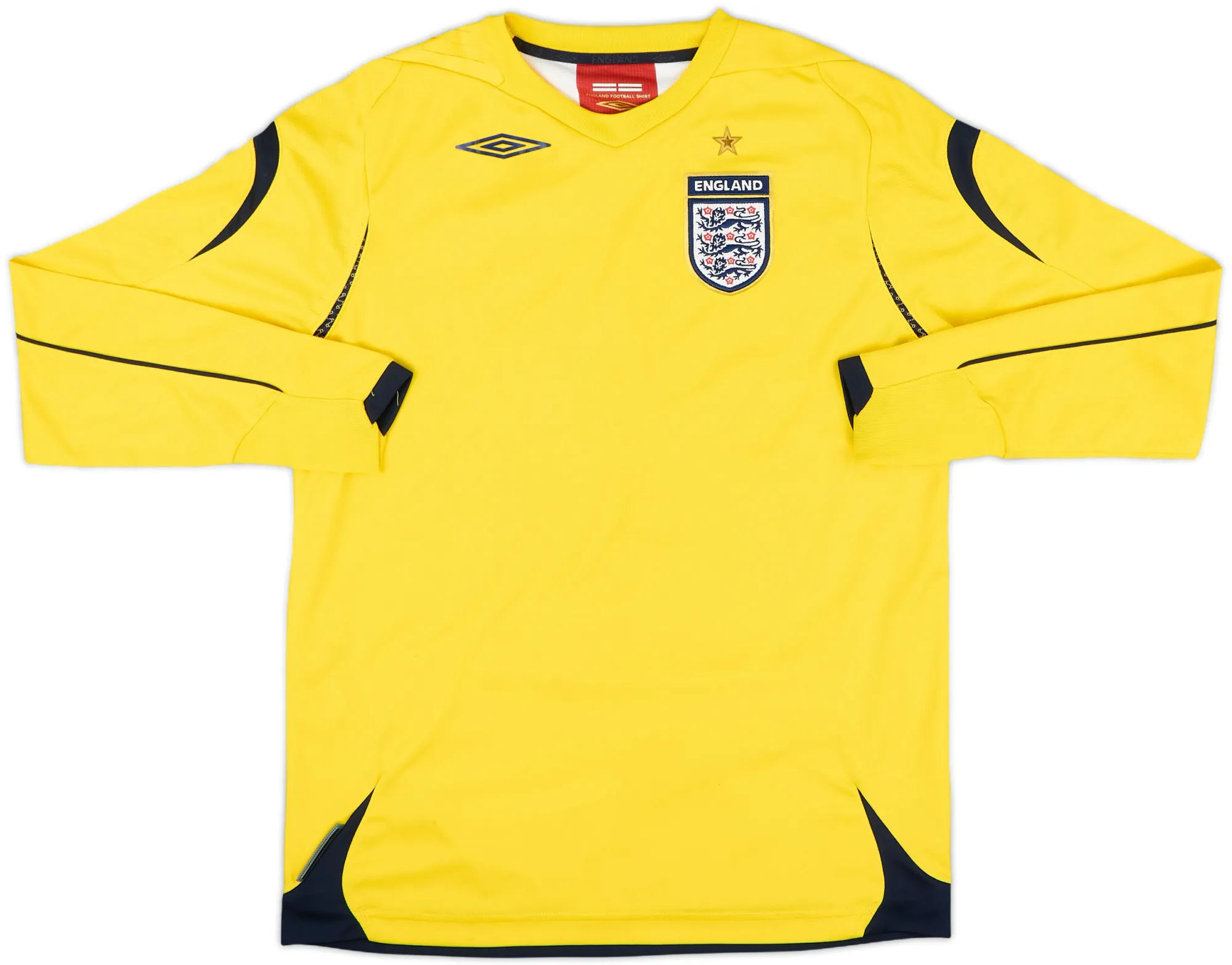 Umbro England Boys LS Goalkeeper Home Shirt 2006