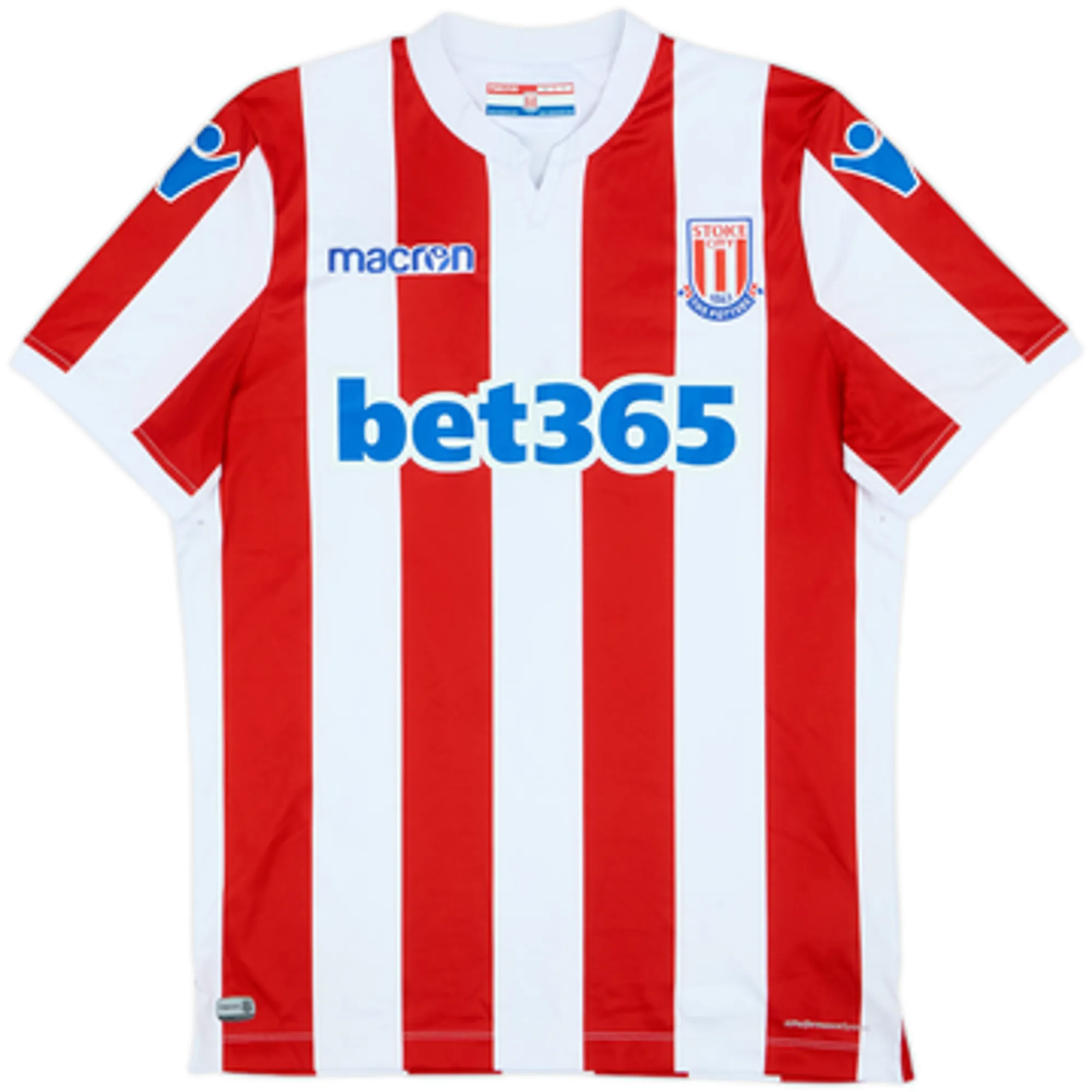 Macron Stoke City Mens SS Home Shirt 2018/19