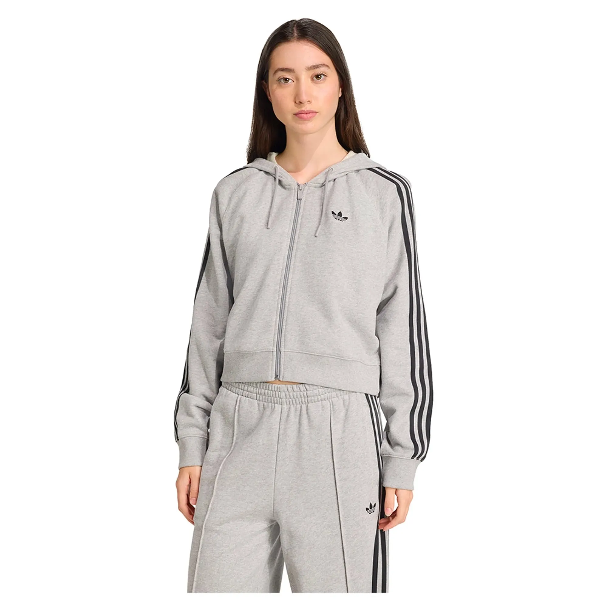 Adidas Originals 3 Stripes Full Zip Sweatshirt
