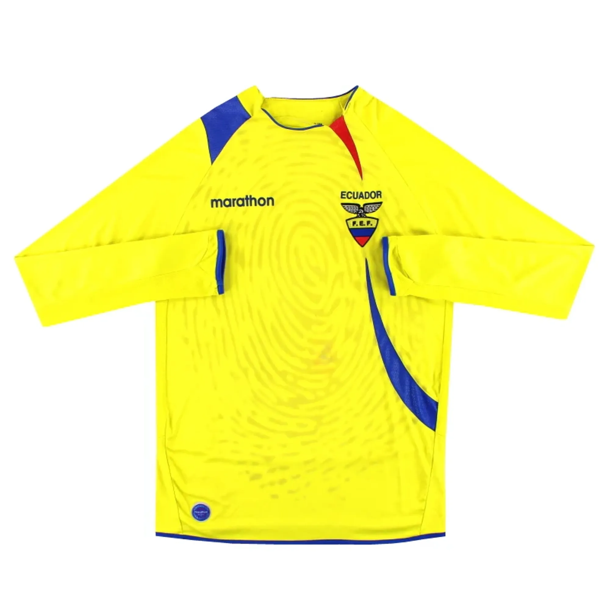2007-11 Ecuador Marathon Home Shirt L/S L - South American / Very Good 