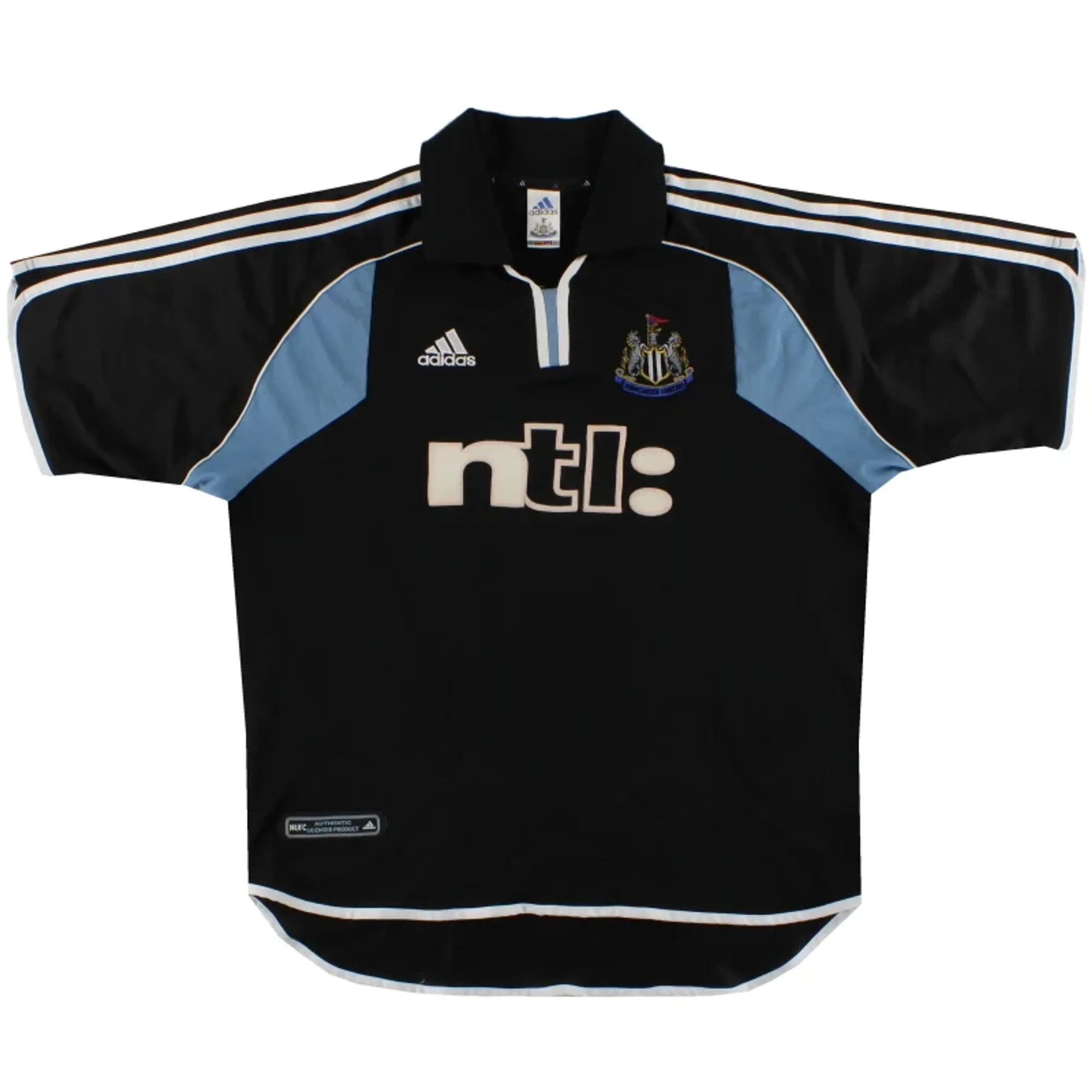 2000-01 Newcastle adidas Away Shirt XL - Newcastle United / Excellent 