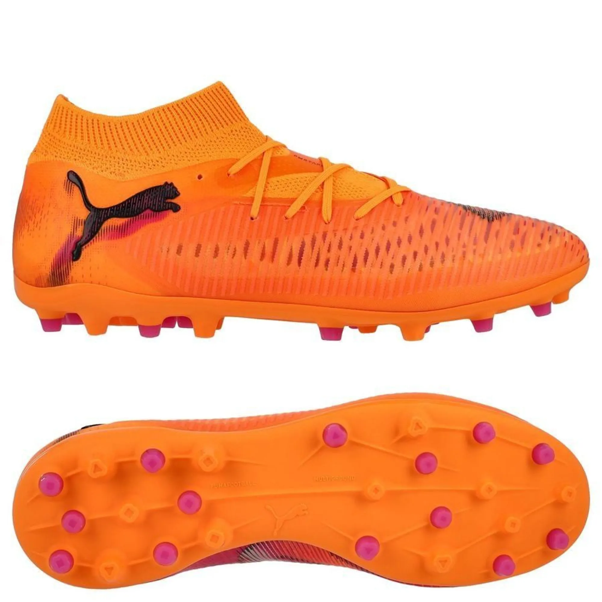 Puma Future 8 Pro Mg Hot Pursuit - Heat Fire/Puma Black/Ravish - ['Orange']