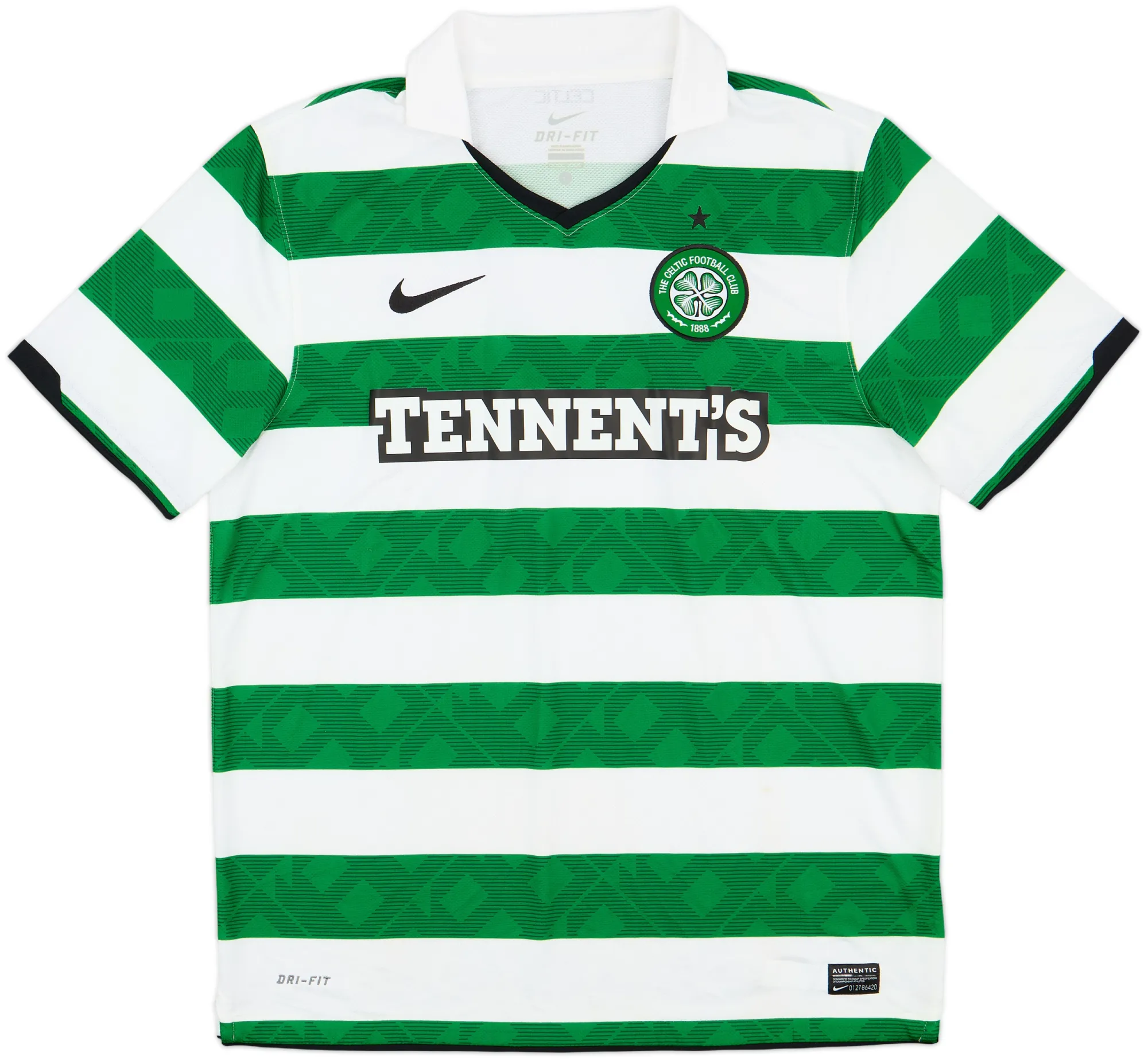 Nike Celtic Mens SS Home Shirt 2010/12