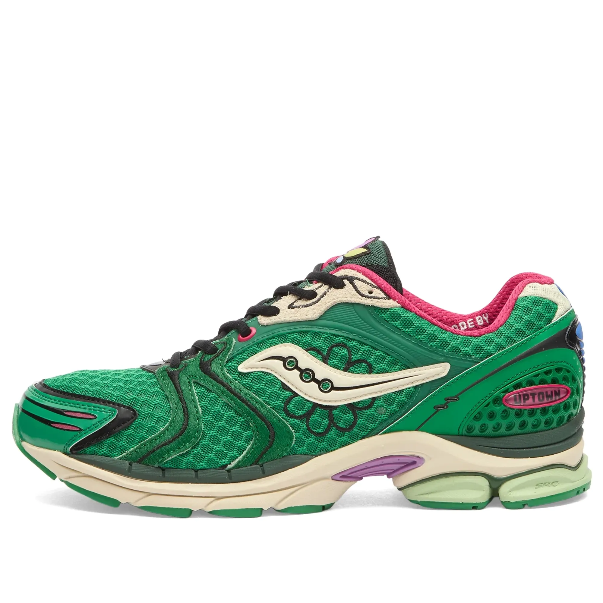 Jae Tips X Saucony ProGrid Triumph 4 in Green