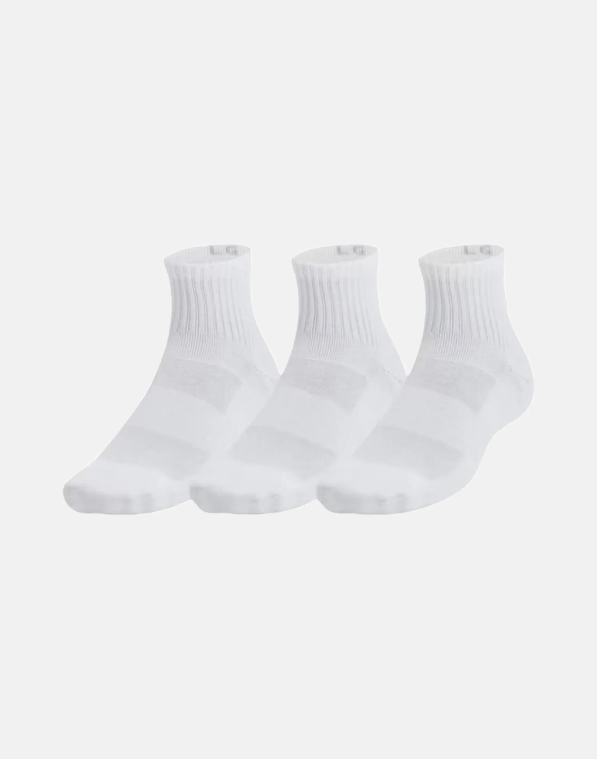 Under Armour  Training Cotton Unisex 3-Pack Q Under Armour rter Socks White / White / Black L