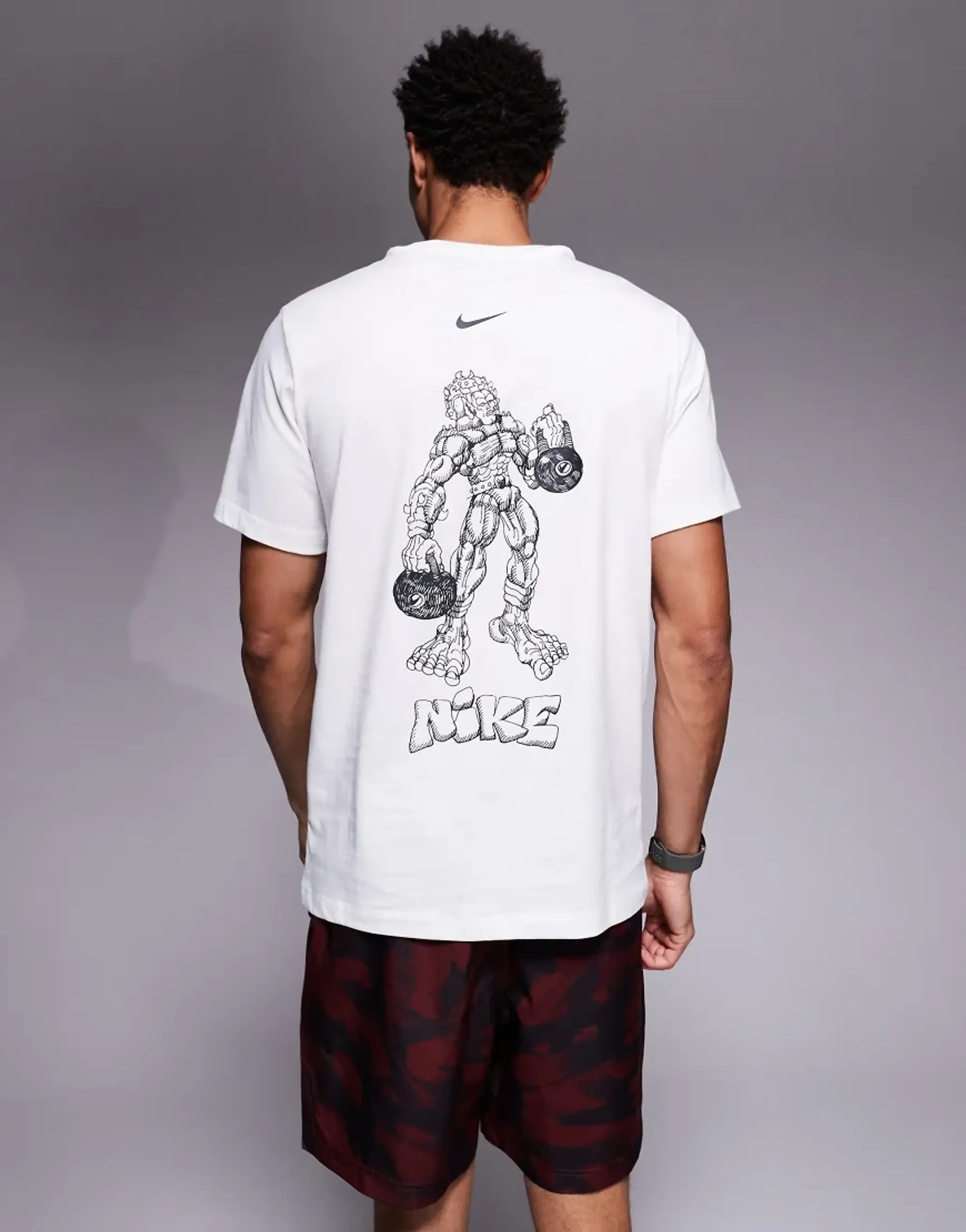 Nike Fitness Graphic T-Shirt, White