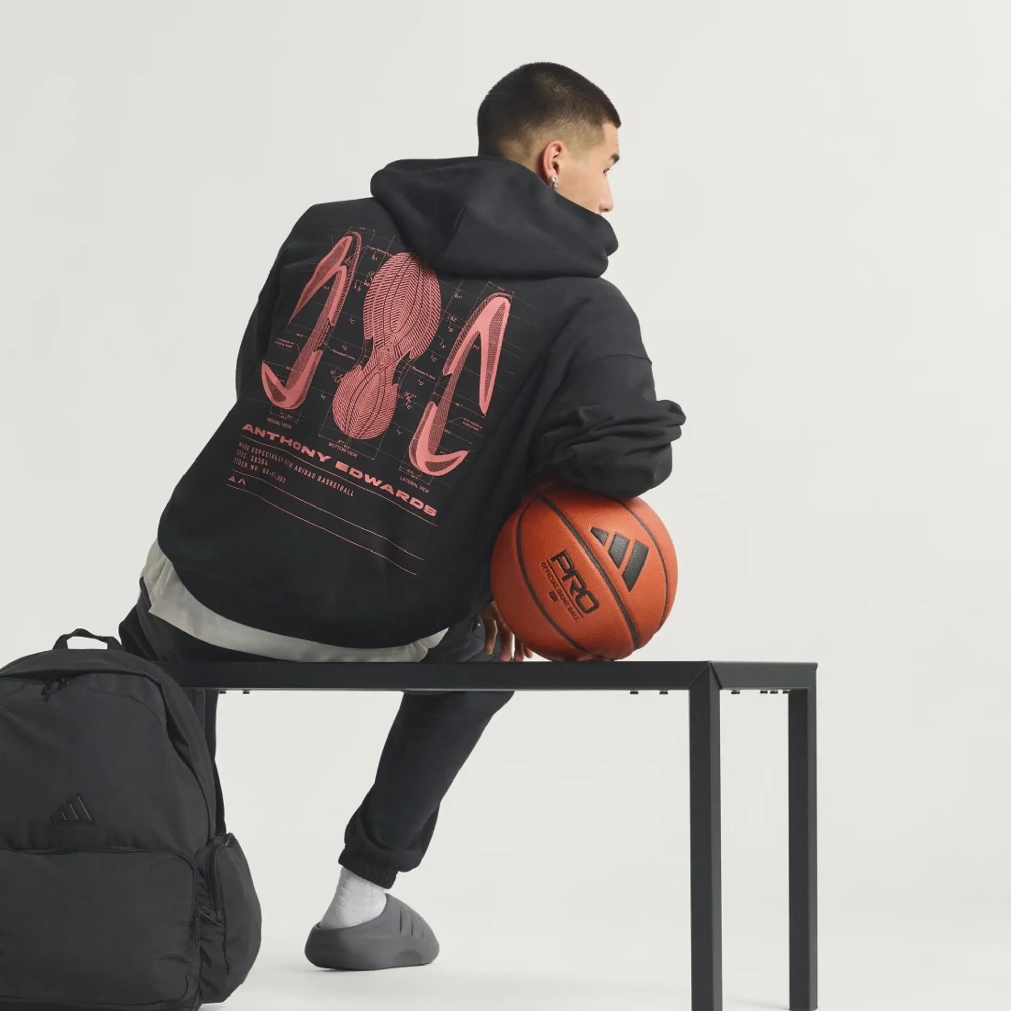 adidas Anthony Edwards Schematic Hoodie