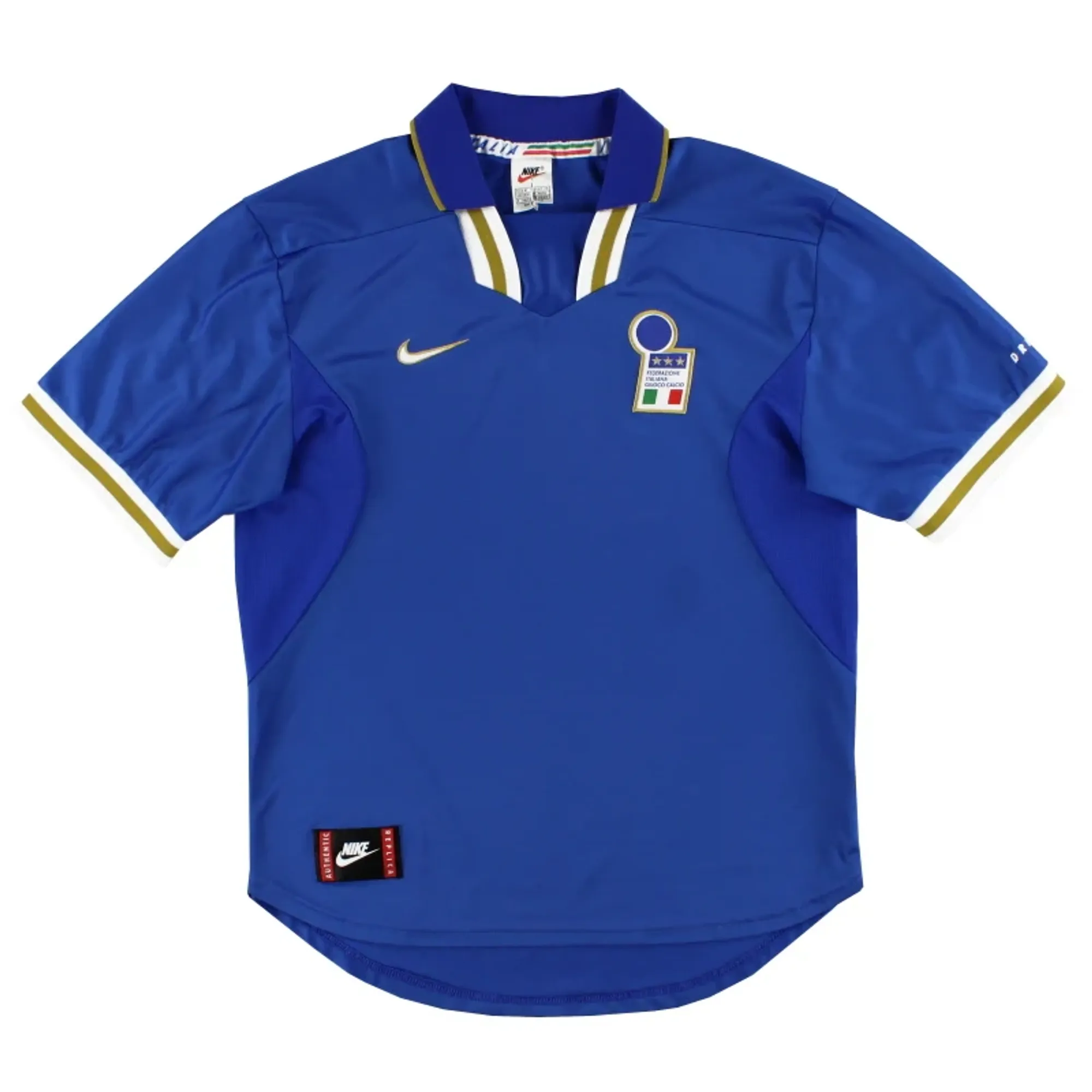 1996-97 Italy Nike Home Shirt L - Italy / Excellent 