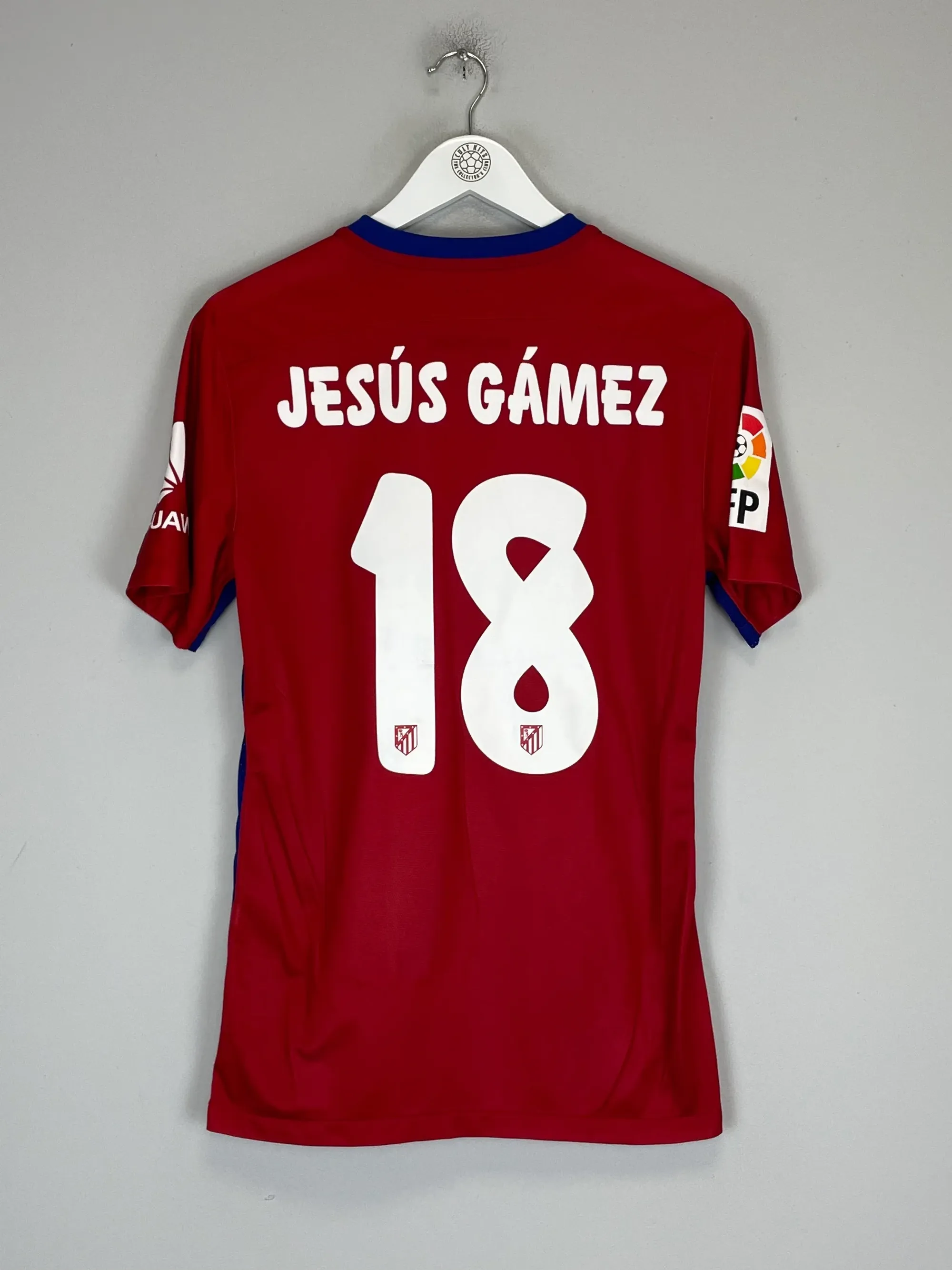 2015/16 ATLETICO MADRID JESUS GAMEZ #18 *PLAYER ISSUE* HOME SHIRT (M) NIKE | CULT KITS