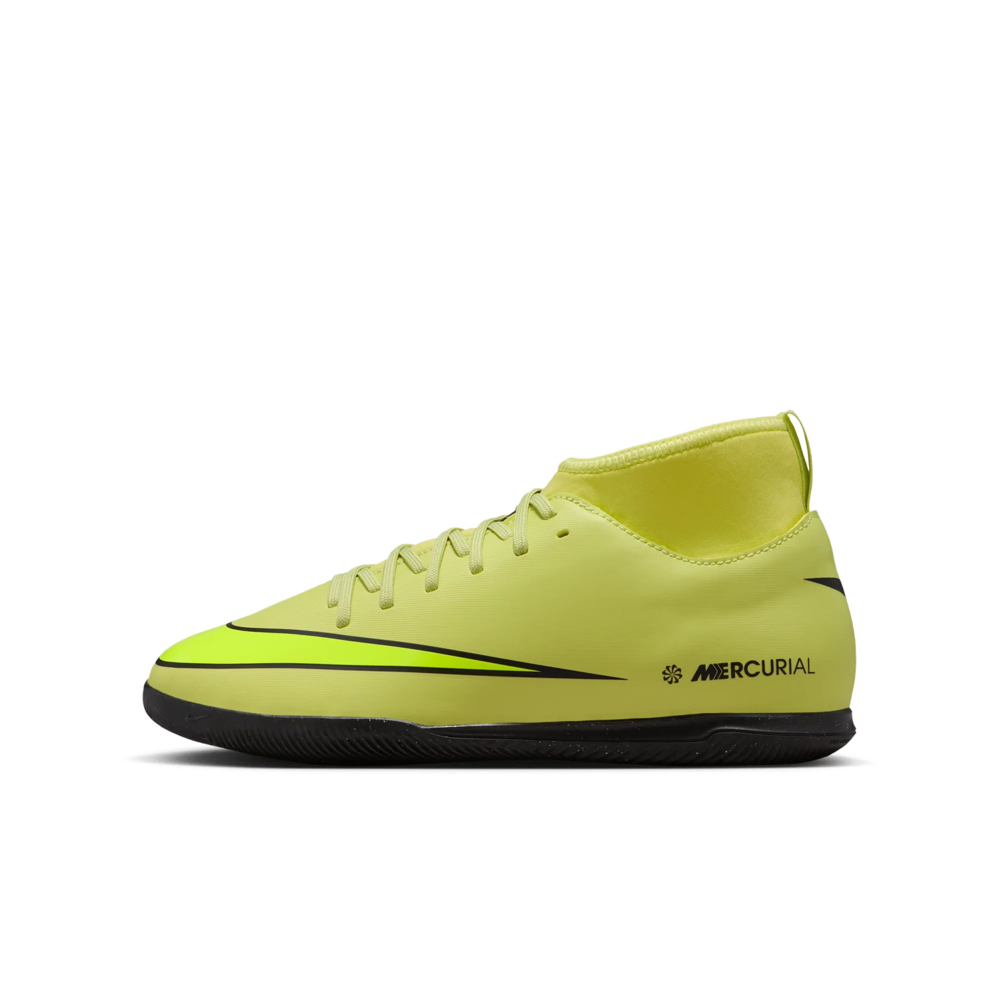 Nike Jr. Mercurial Superfly 10 Club Younger/Older Kids' IC High-Top Football Shoes - Green