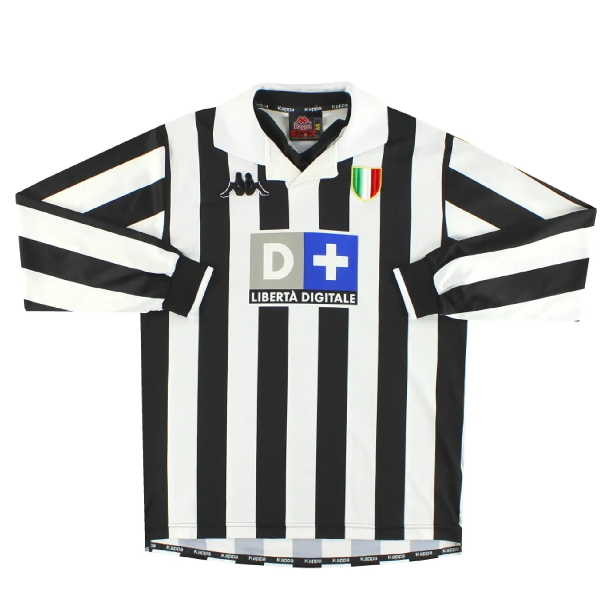 1998-99 Juventus Kappa Home Shirt L/S M - Juventus / Excellent 
