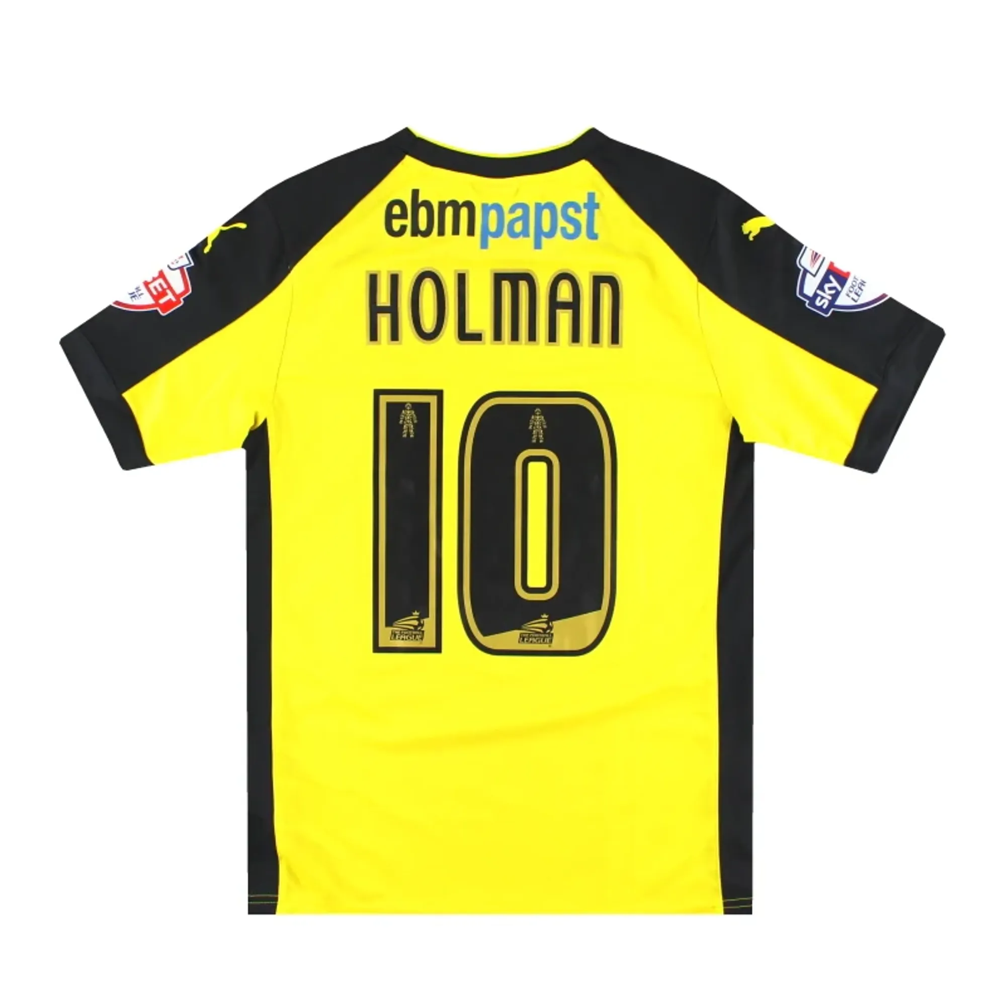 2014-15 Colchester United Puma Match Issue Away Shirt Holman #10 S - Colchester United / Excellent 