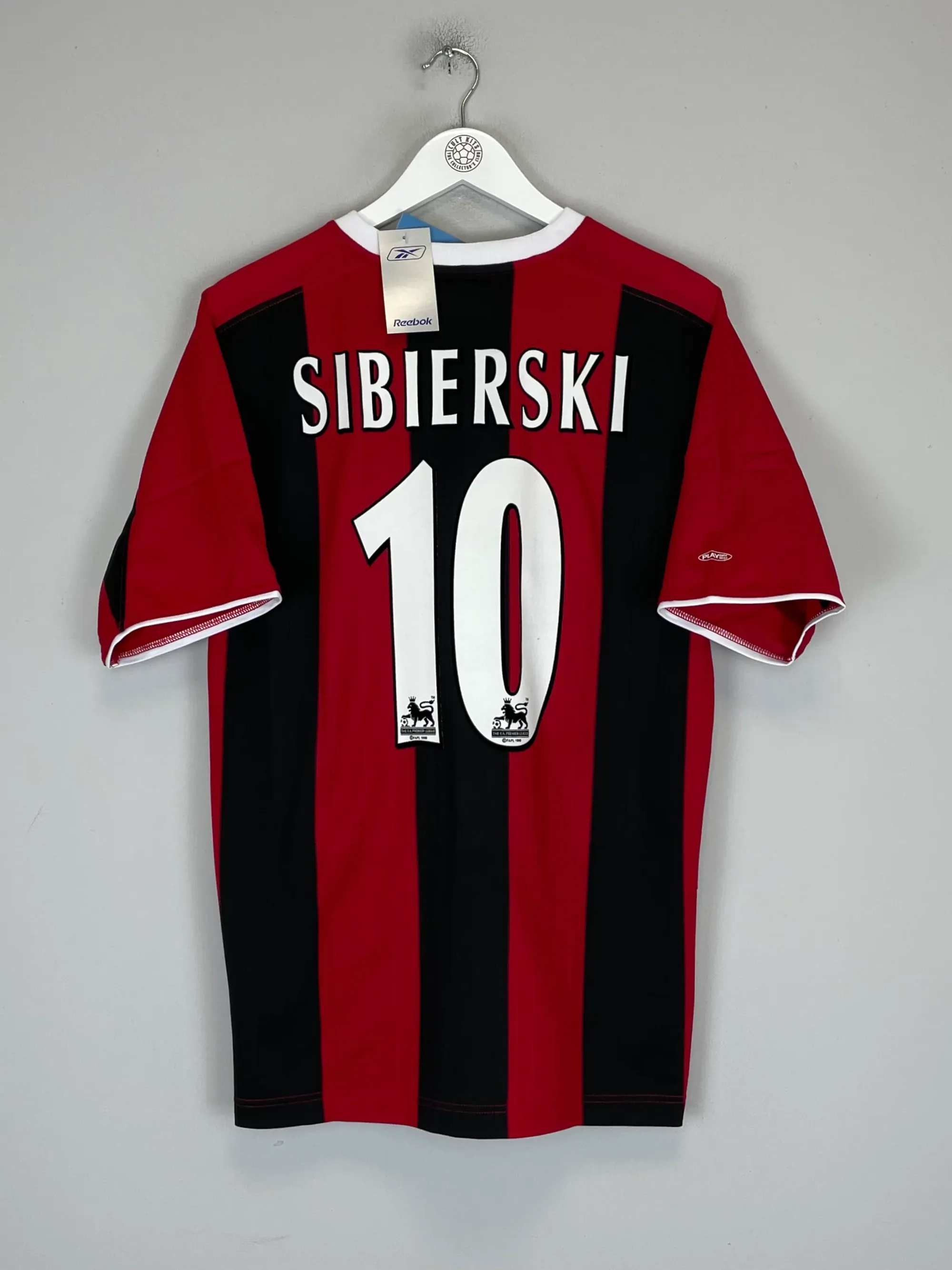 2003/04 MANCHESTER CITY SIBIERSKI #10 *BNWT* AWAY SHIRT (M) REEBOK