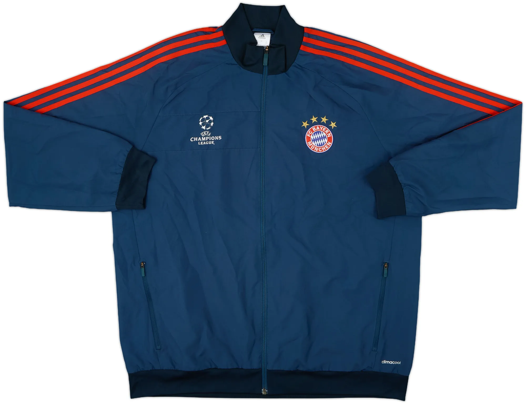 2013-14 Bayern Munich adidas CL Track Jacket - 6/10 - (XL)