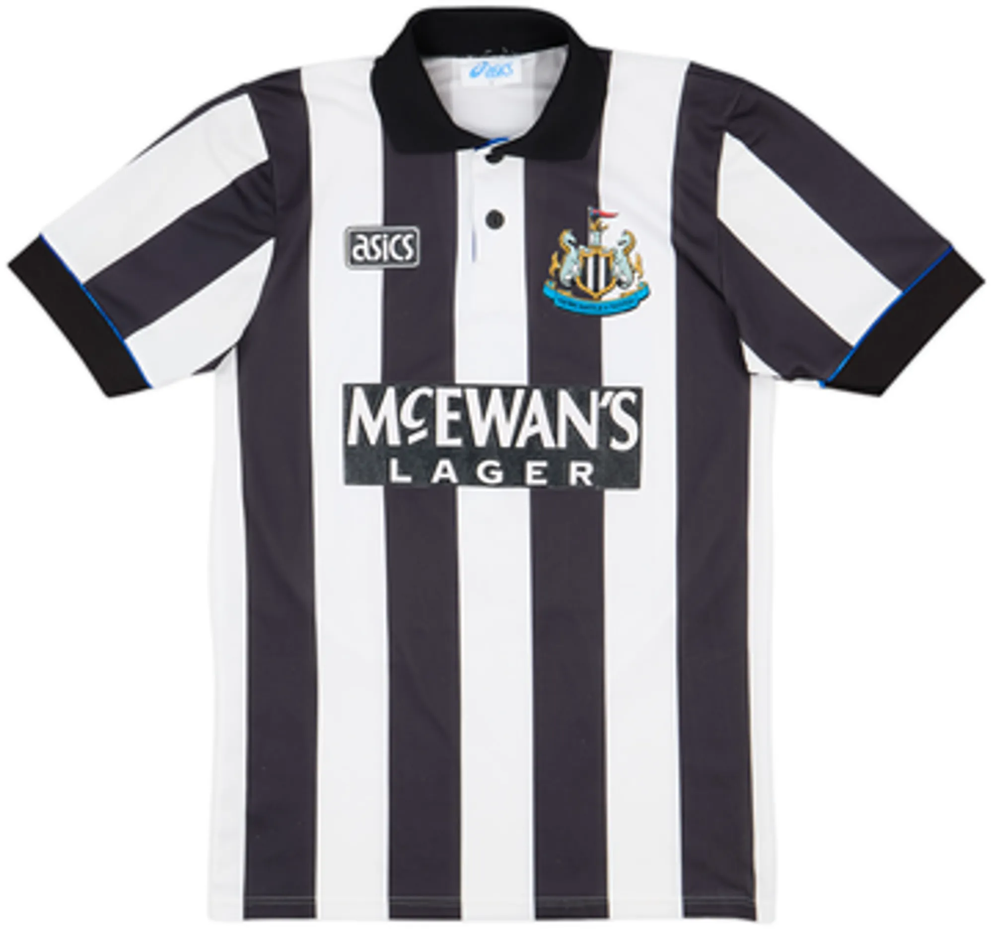 Asics Newcastle United Mens SS Home Shirt 1993/95