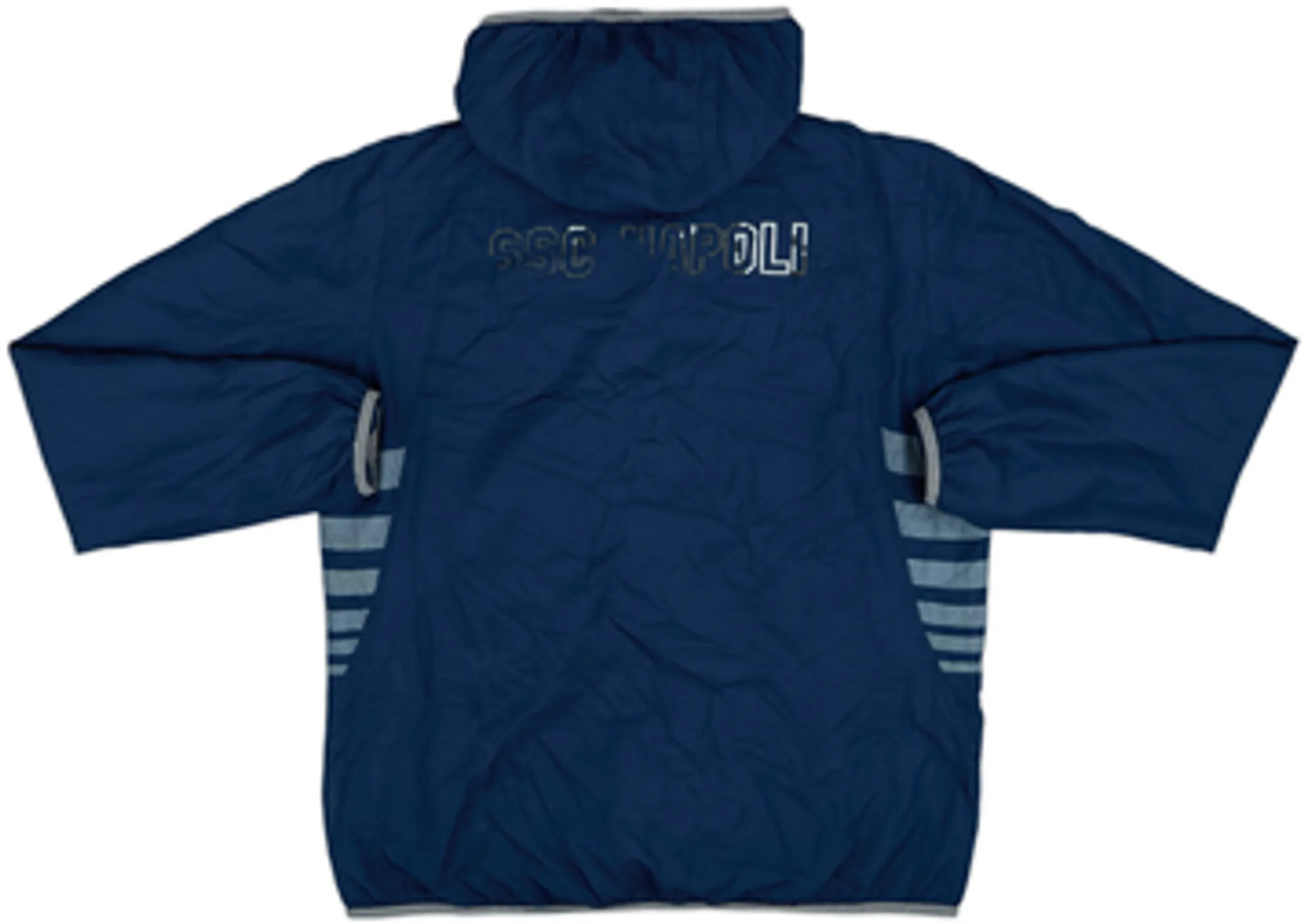 2014-15 Napoli Macron Hooded Track Jacket - 5/10 - (M)