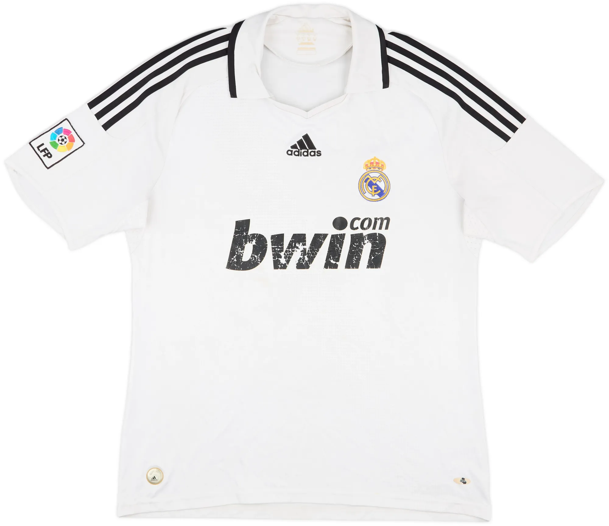 adidas Real Madrid Mens SS Home Shirt 2008/09