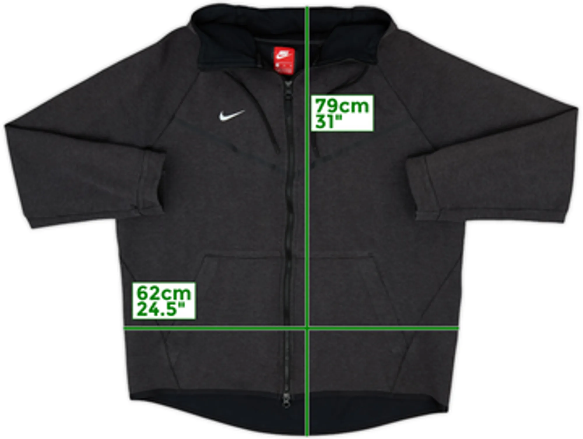 2017-18 Paris Saint-Germain Nike Zipped Hooded Sweat Top - 8/10 - (XL)