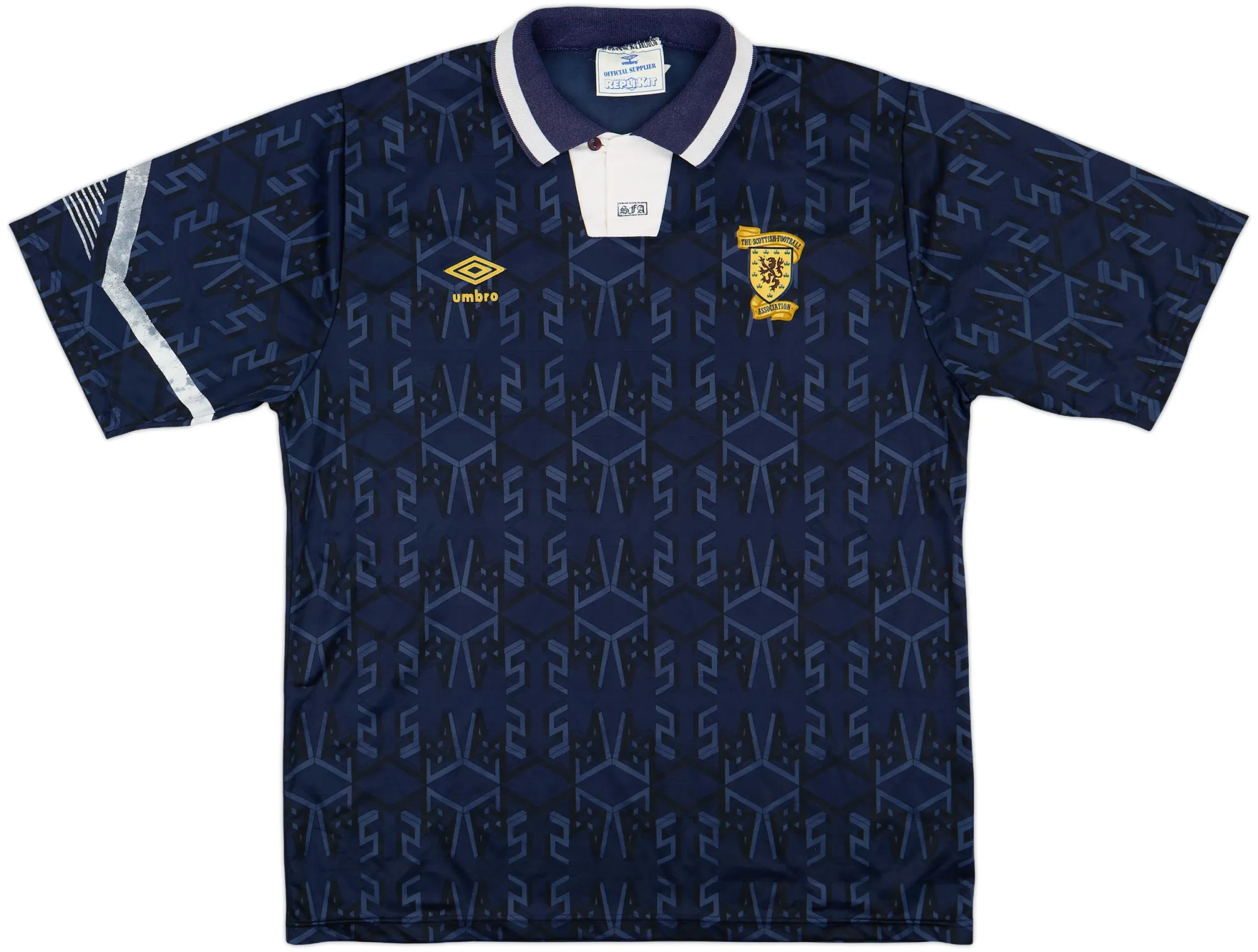 Umbro Scotland Mens SS Home Shirt 1991