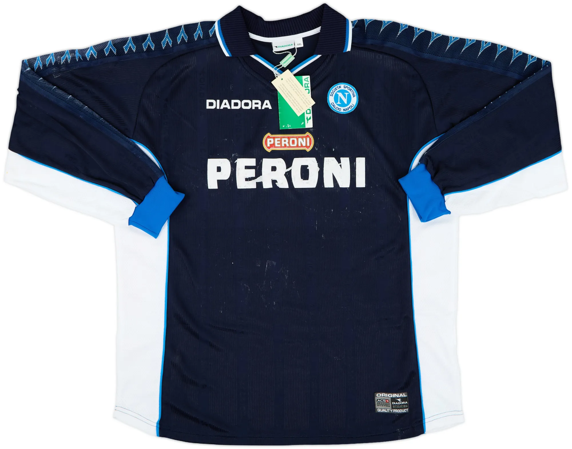 Diadora Napoli Mens LS Third Shirt 2000/01