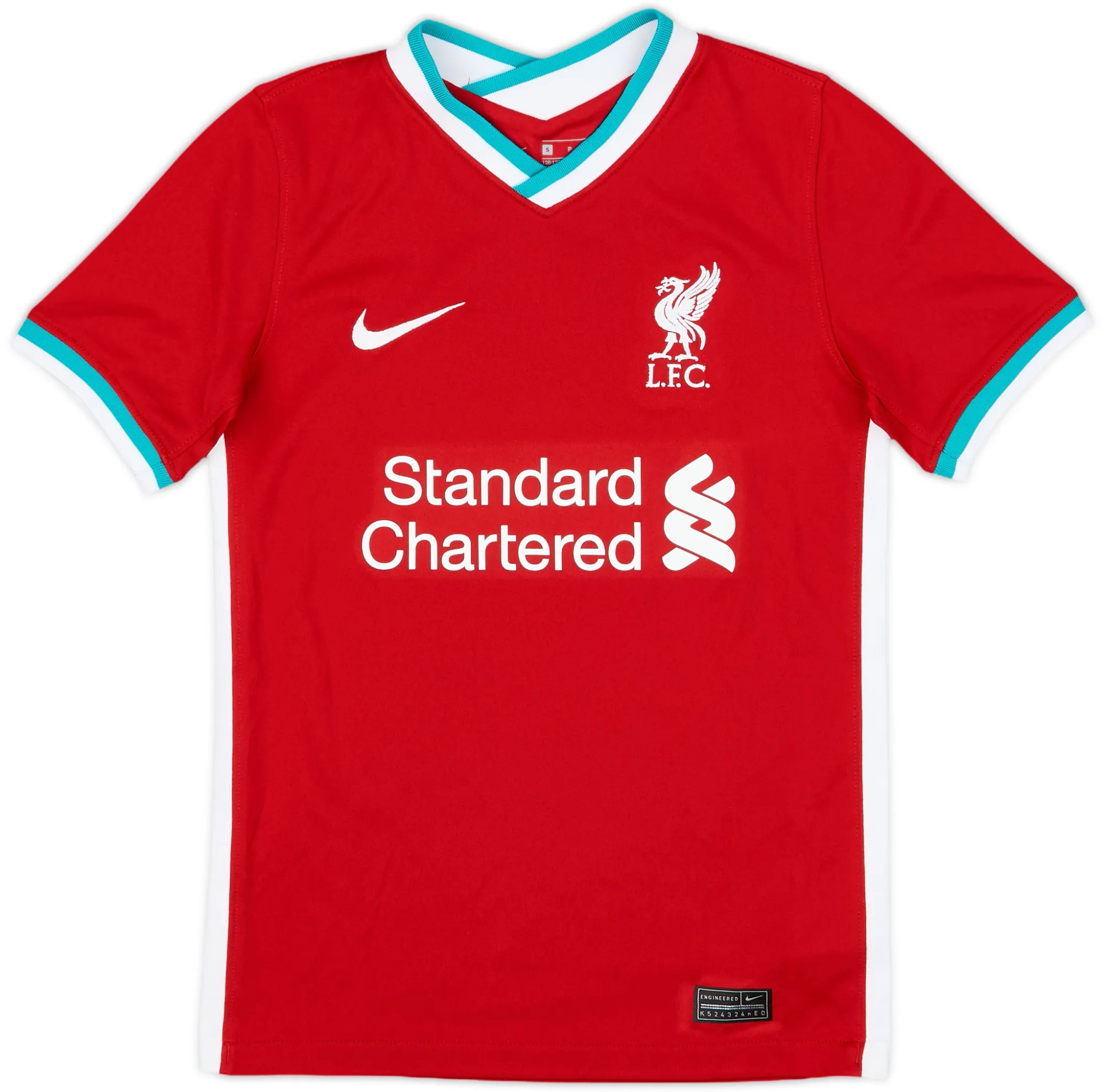 Nike Liverpool Boys SS Home Shirt 2020/21