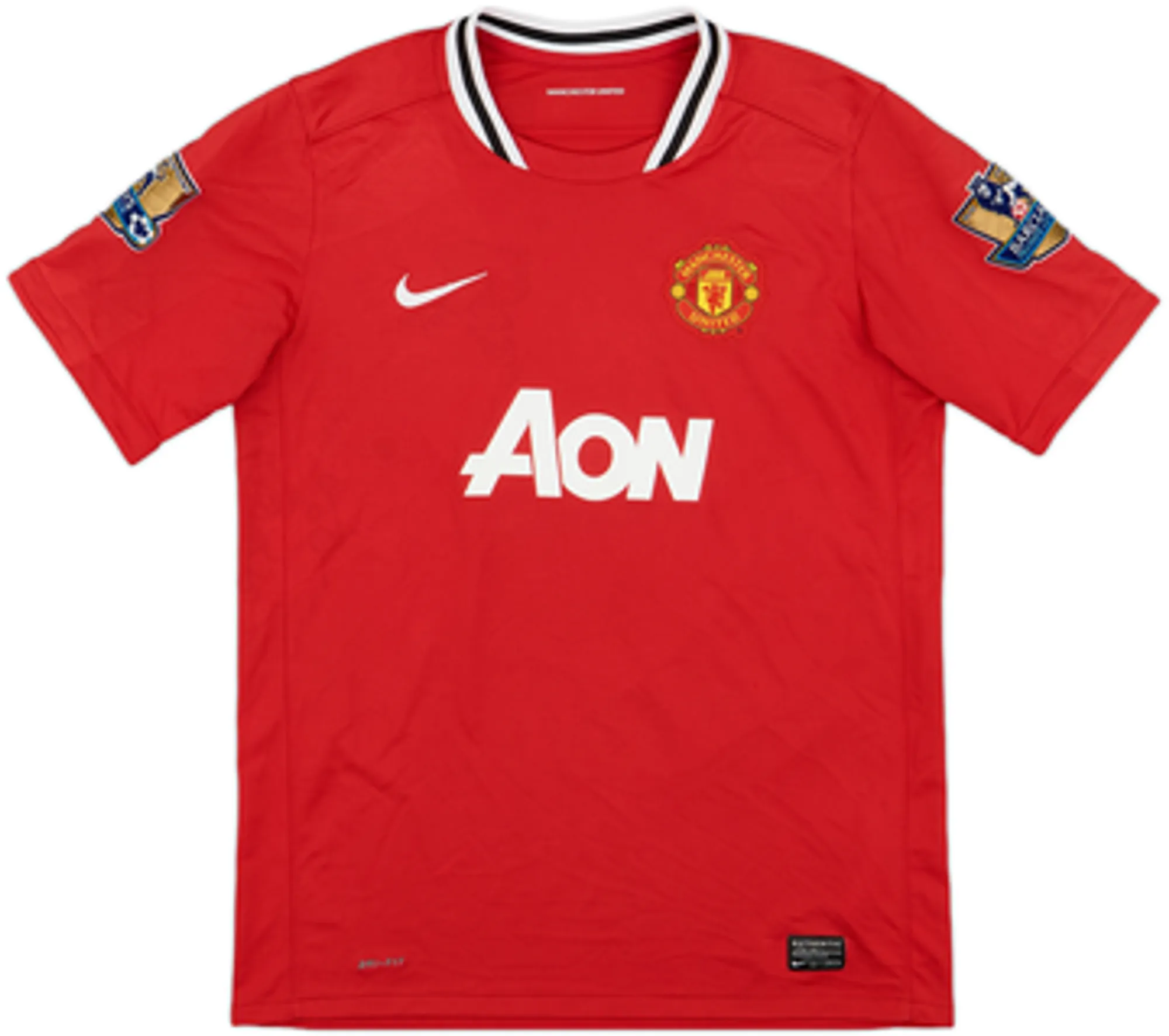 Nike Manchester United Boys SS Home Shirt 2011/12