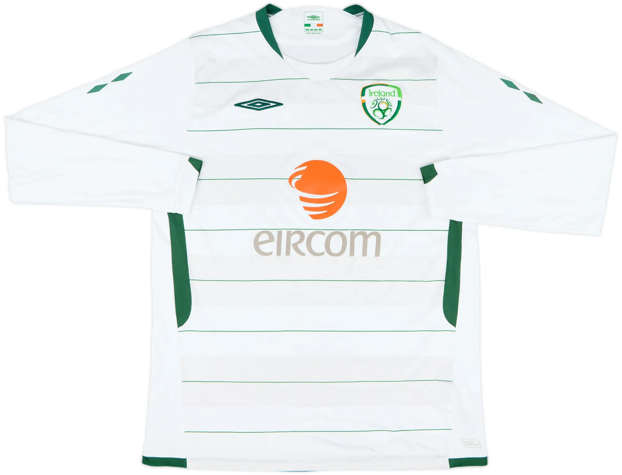 Umbro Republic of Ireland Mens LS Away Shirt 2009