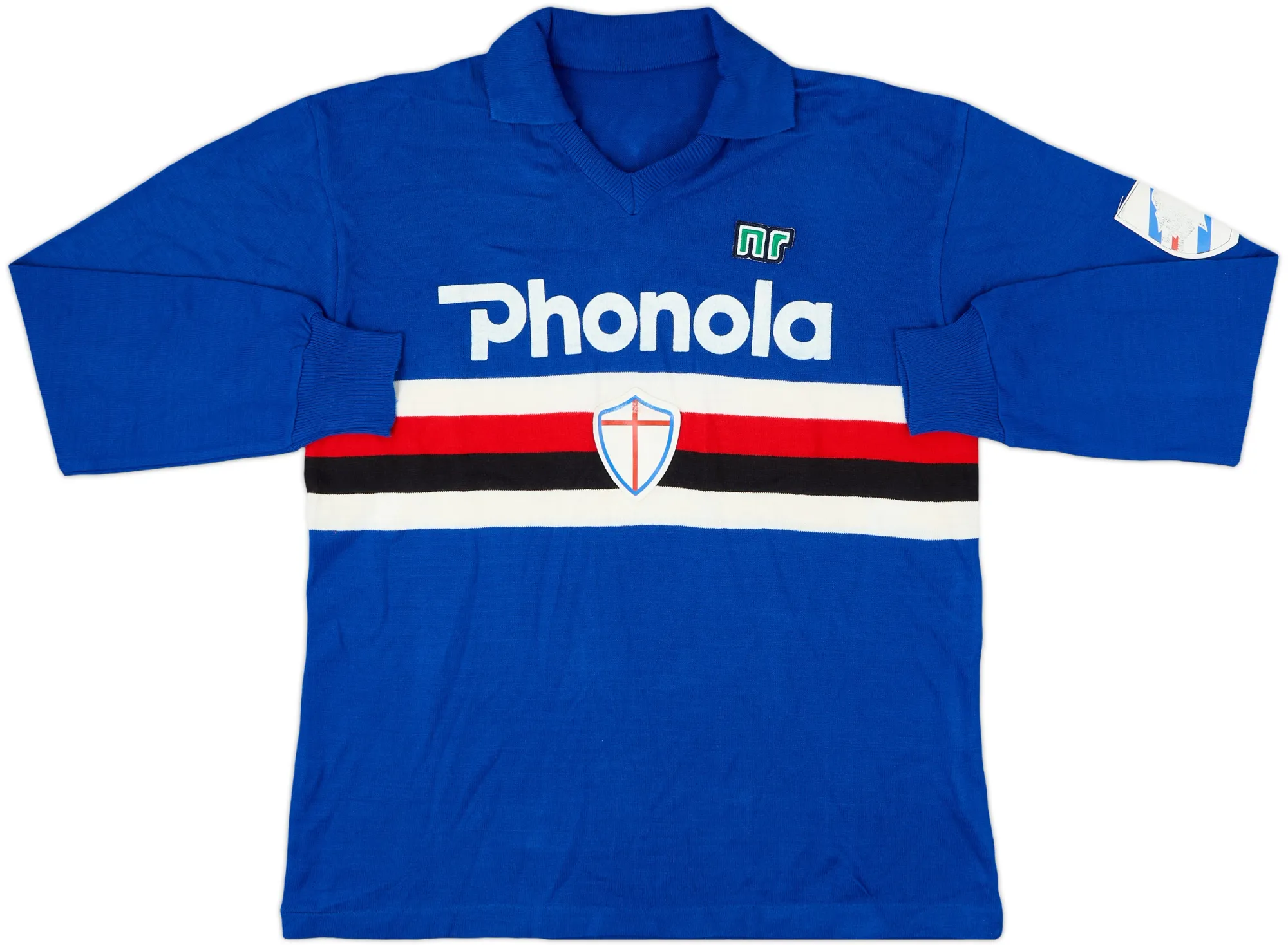 Ennerre Sampdoria Mens LS Home Shirt 1983/84
