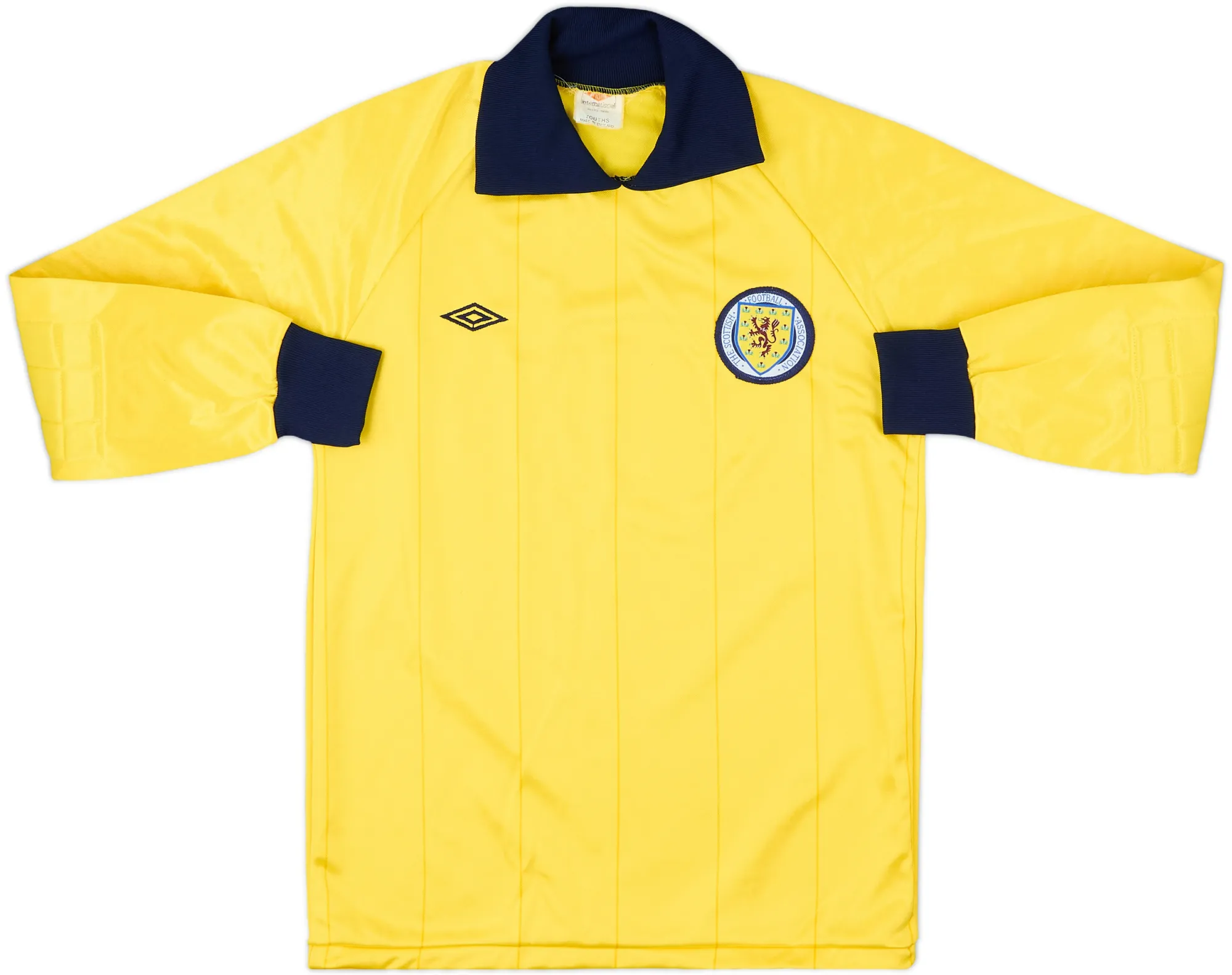 Umbro Scotland Mens LS Goalkeeper Home Shirt 1982
