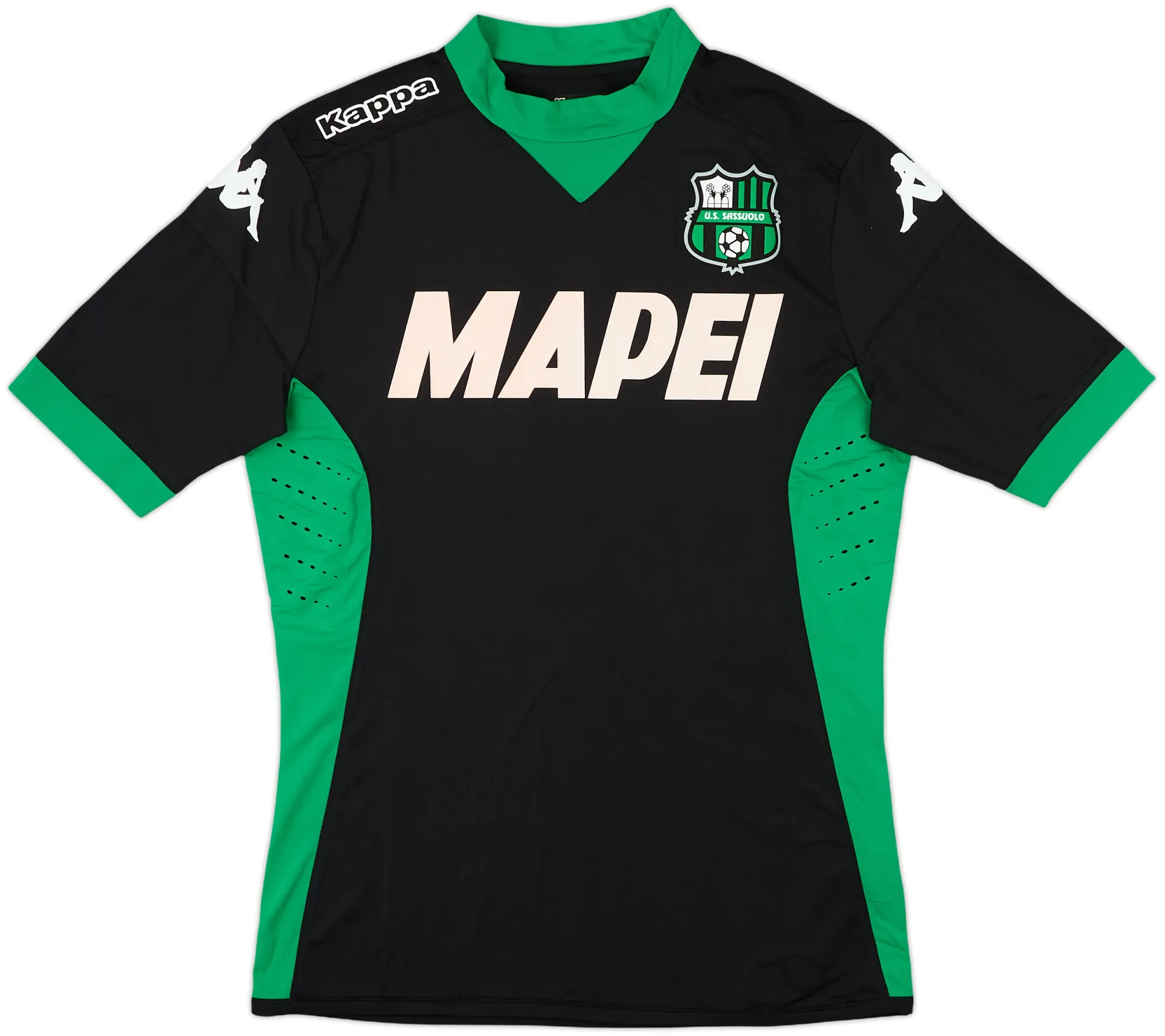 Kappa Sassuolo Mens SS Goalkeeper Player Issue Home Shirt 2015/16