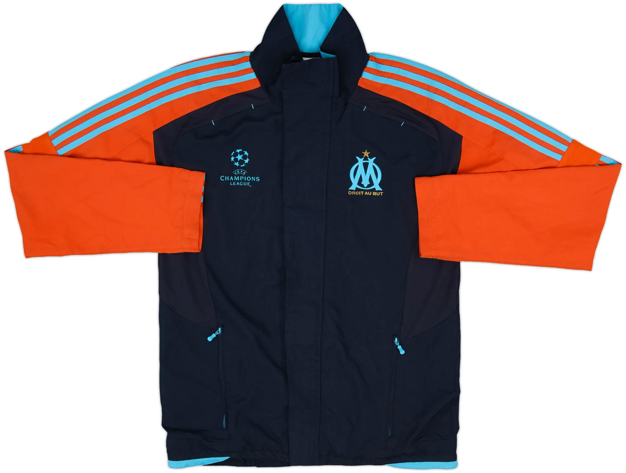 2011-12 Olympique Marseille CL adidas Track Jacket - 7/10 - (S/M)