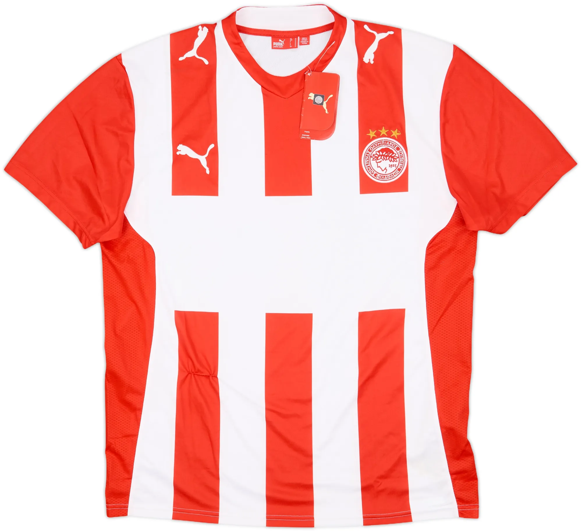 Puma Olympiacos Mens SS Home Shirt 2009/10