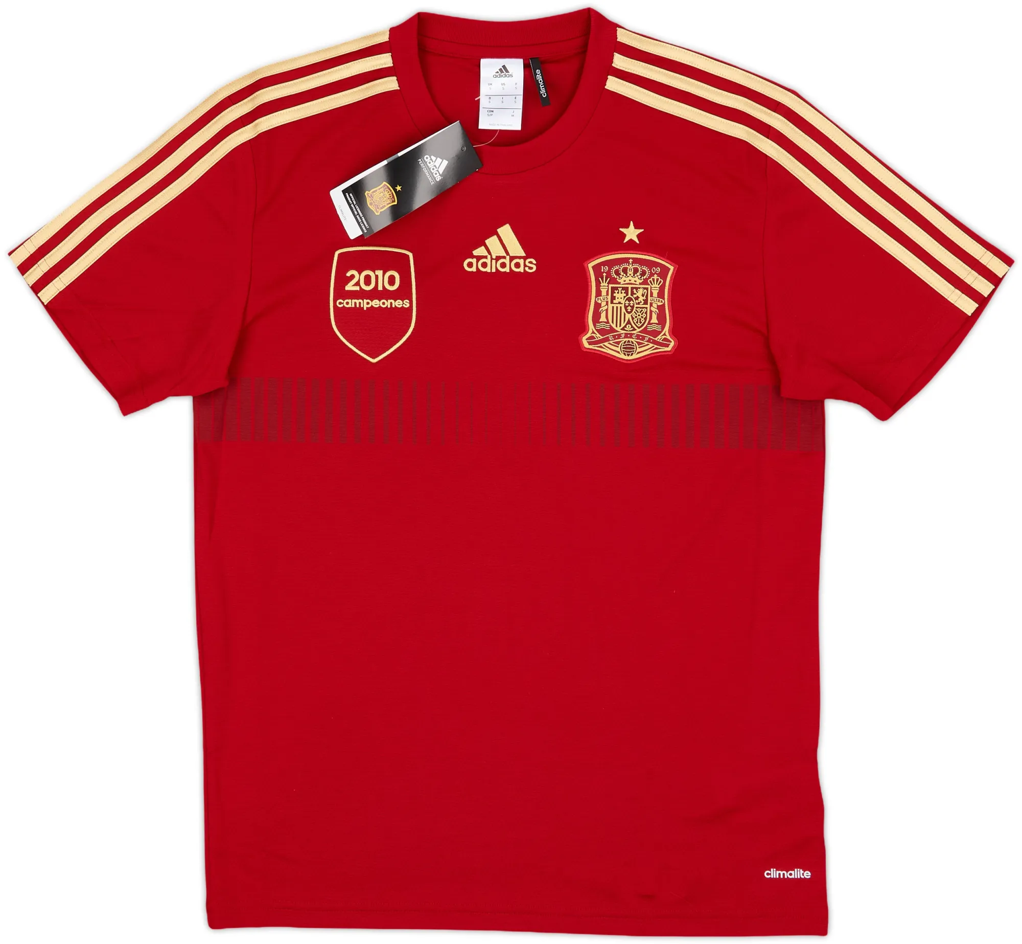 adidas Spain Mens SS Home Shirt 2013