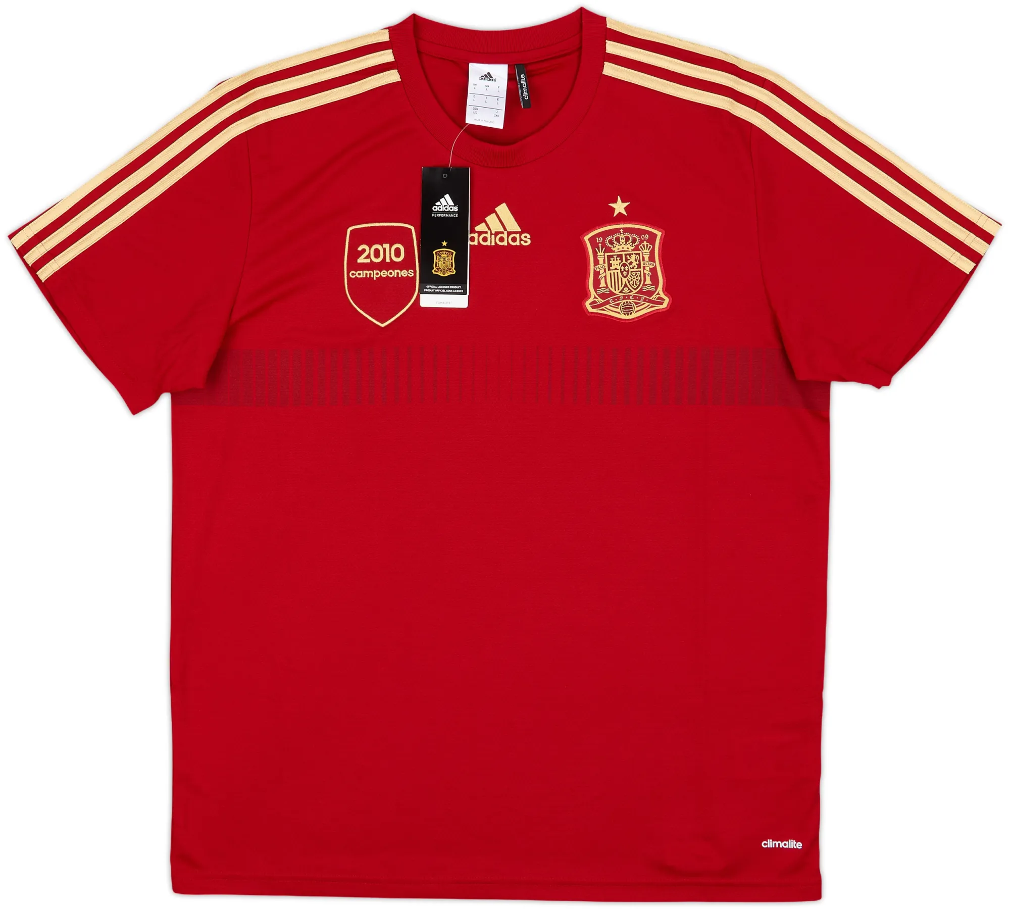 adidas Spain Mens SS Home Shirt 2013