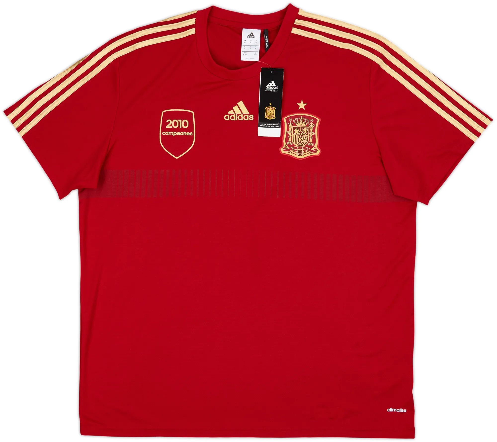 adidas Spain Mens SS Home Shirt 2013