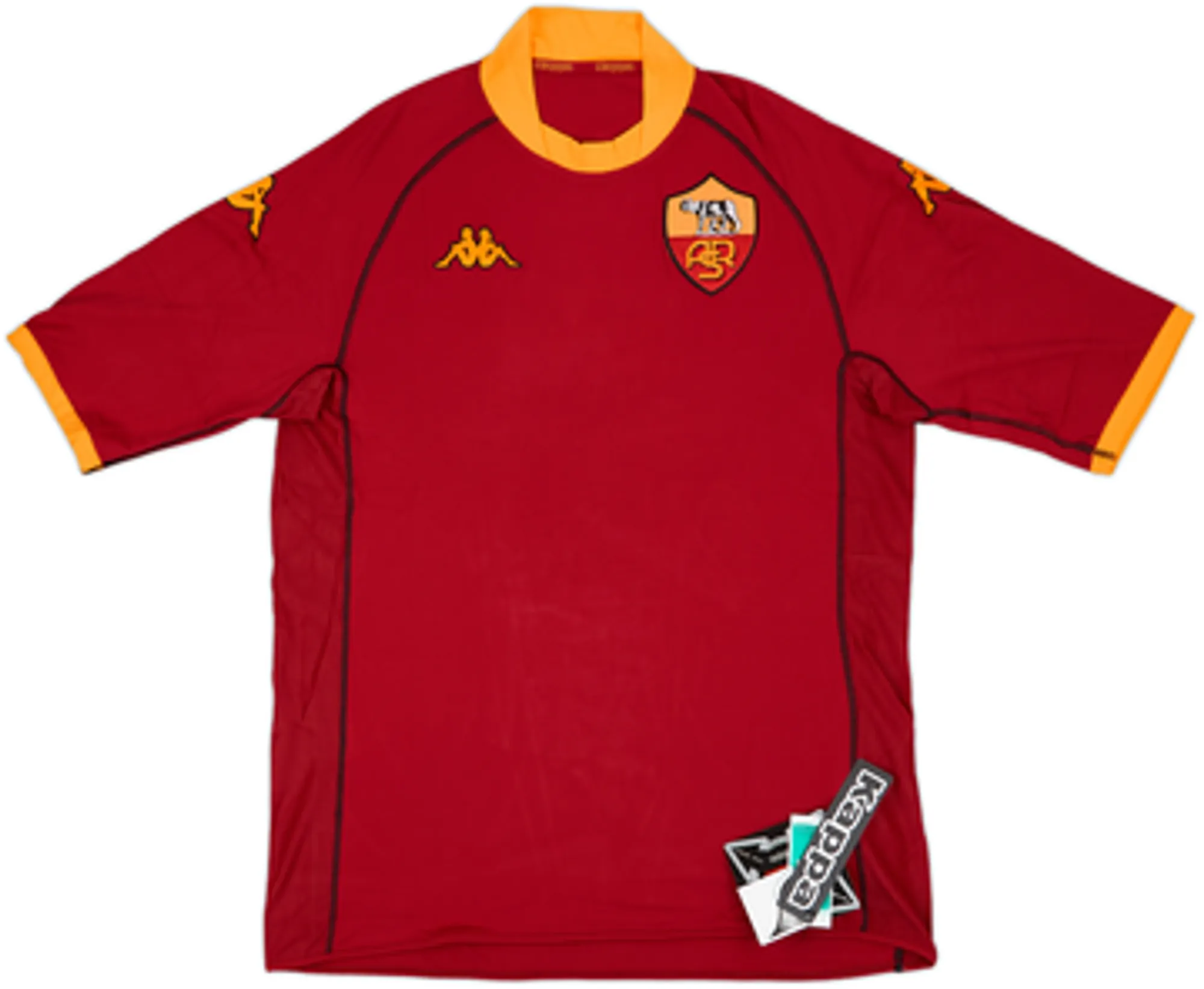 Kappa Roma Mens SS Home Shirt 2002/03