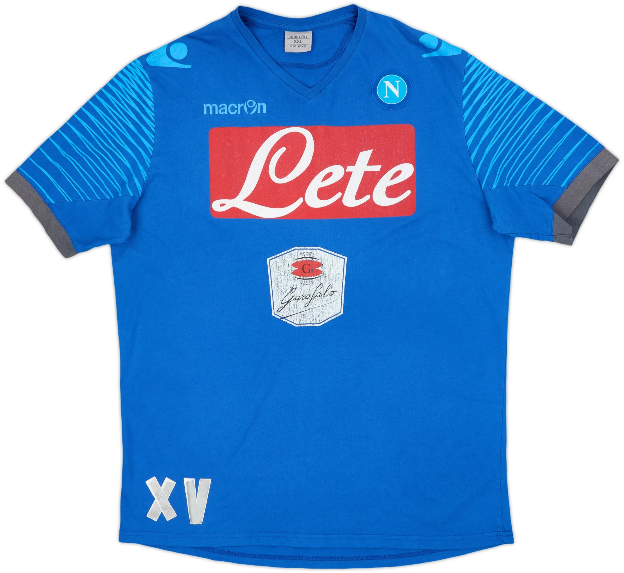 Macron Napoli Mens SS Home Shirt 2014/15