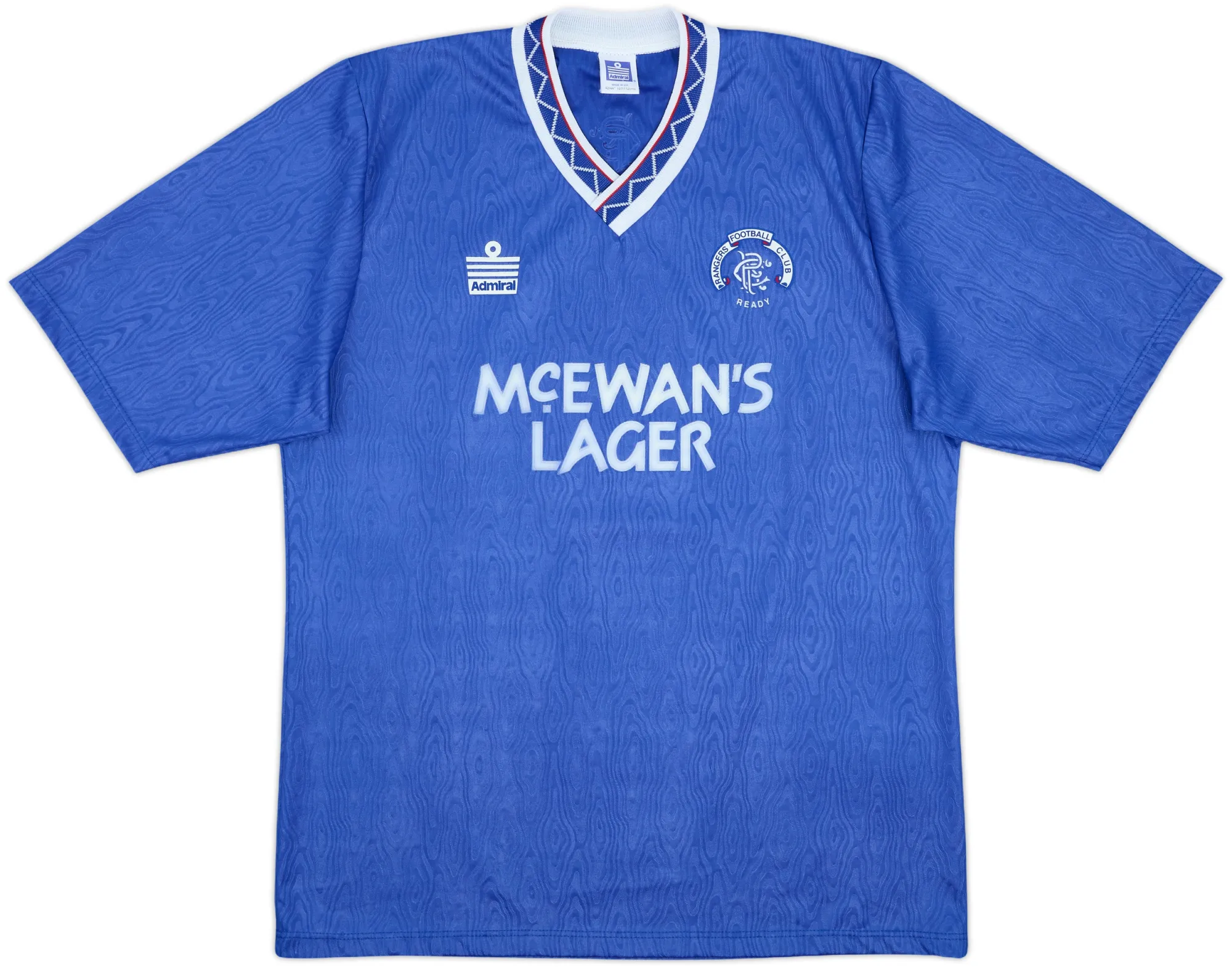 Admiral Rangers Mens SS Home Shirt 1990/92