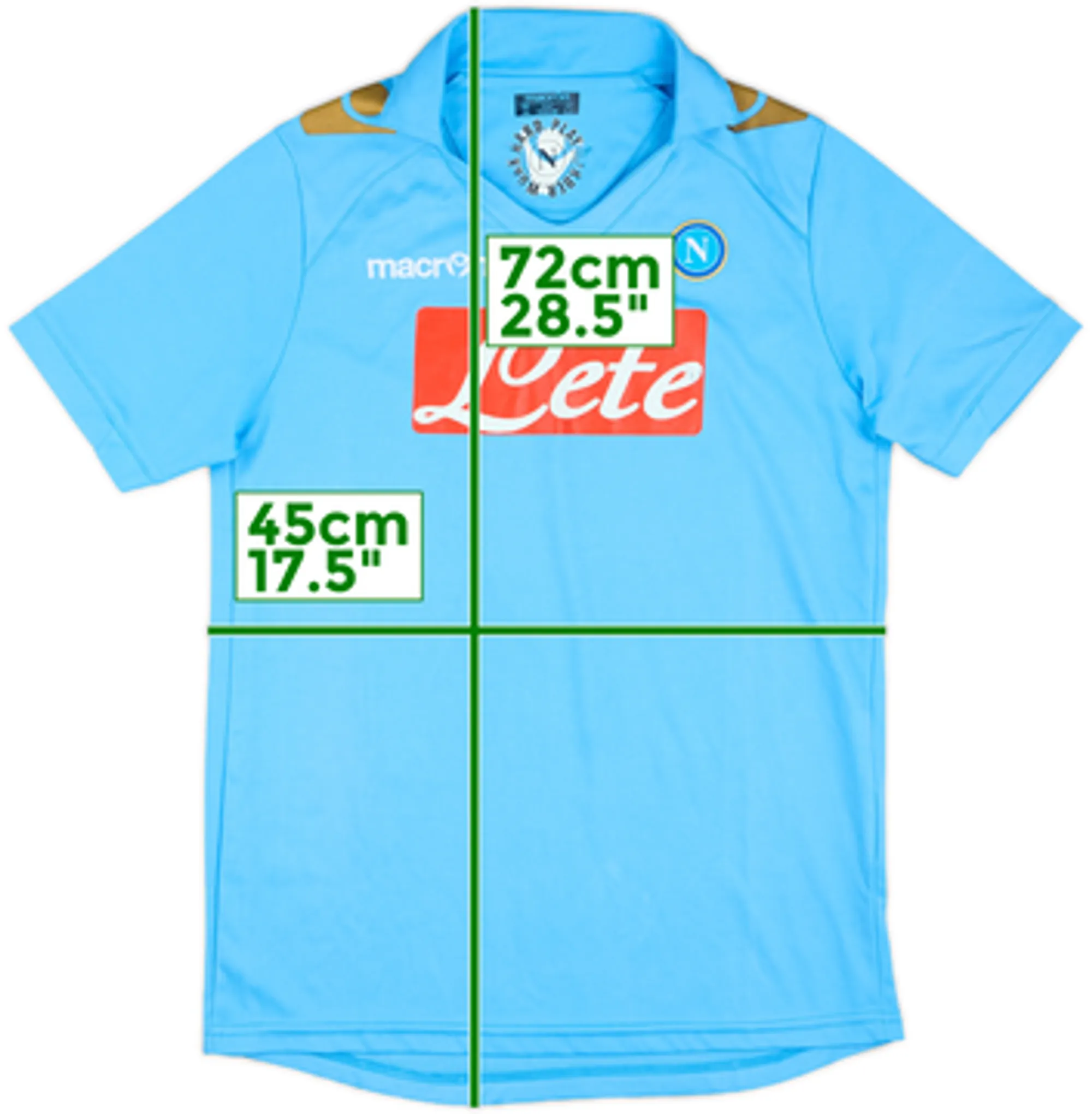 Macron Napoli Boys SS Home Shirt 2011/12