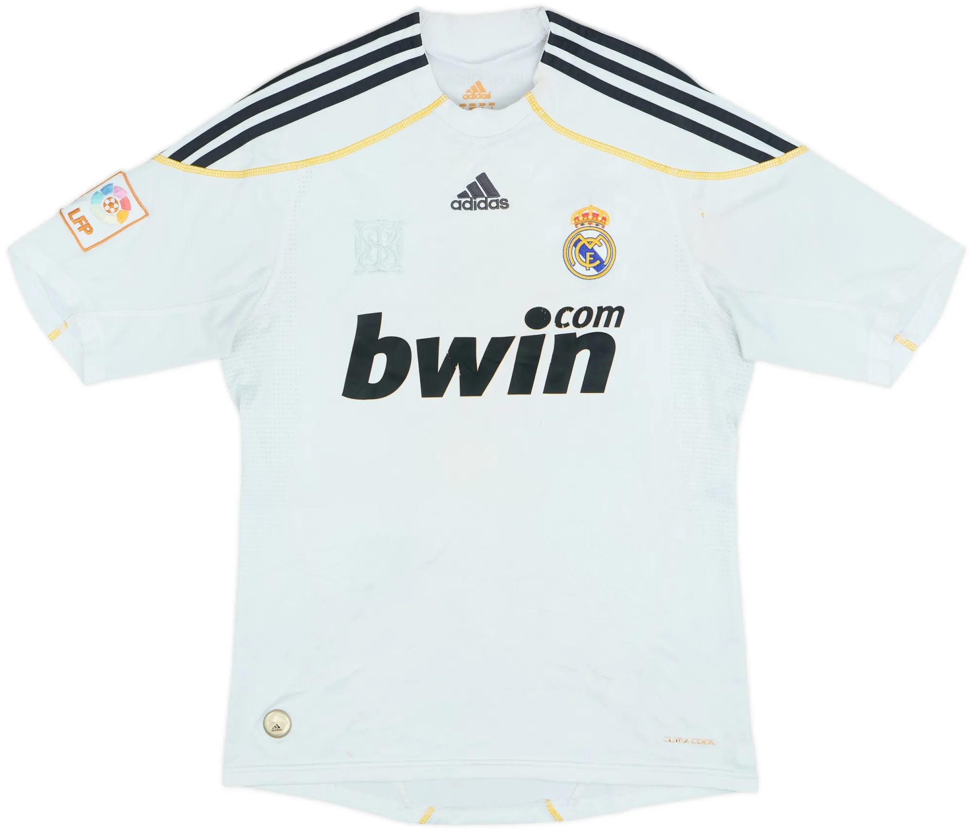 adidas Real Madrid Mens SS Home Shirt 2009/10