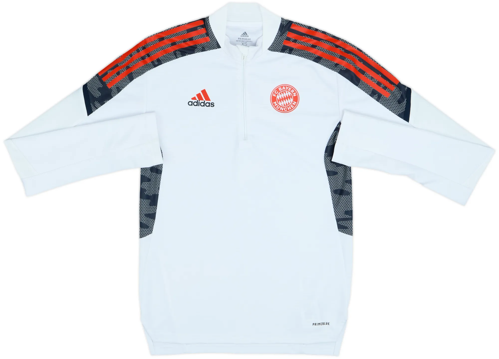 2021-22 Bayern Munich adidas 1/4 Zip Training Top - 8/10 - (XS)
