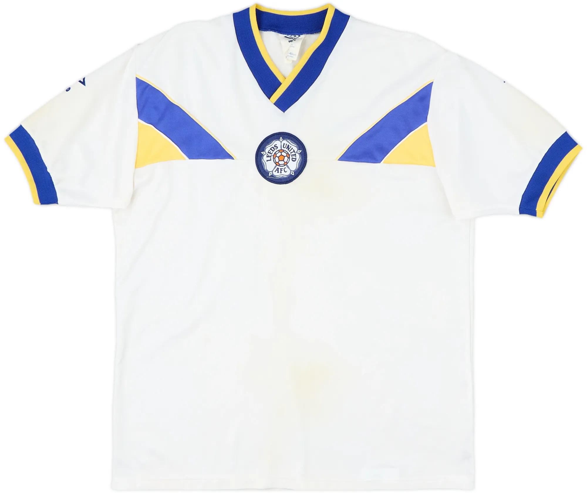Umbro Leeds United Mens SS Home Shirt 1986/87