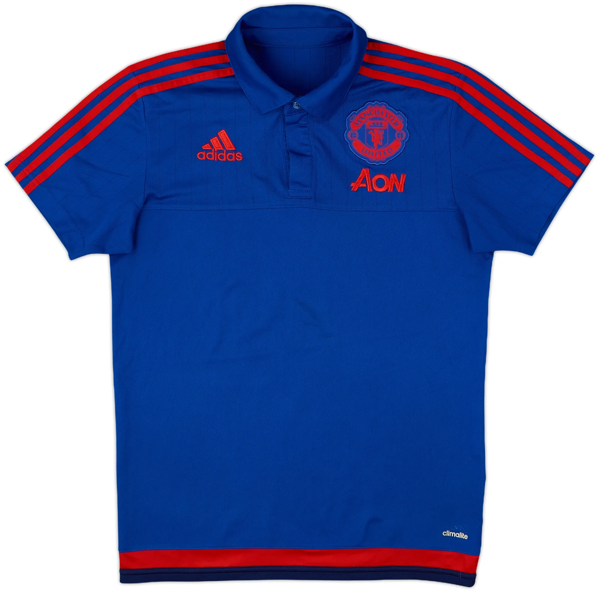 2015-16 Manchester United adidas Polo Shirt - 6/10 - (S)
