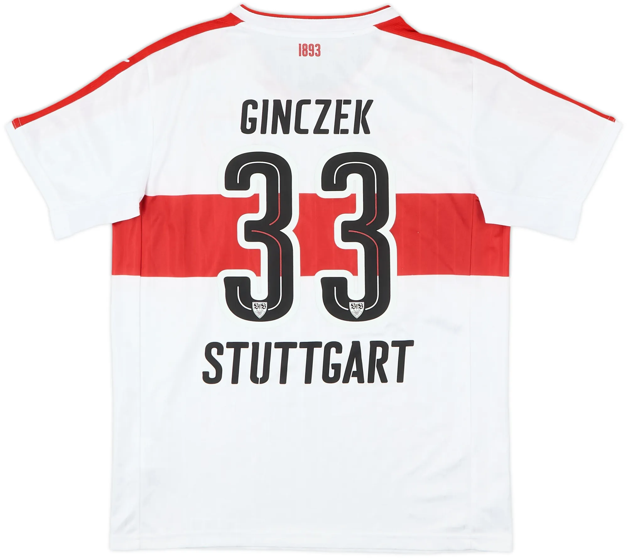 Puma Stuttgart Boys SS Home Shirt 2016/17