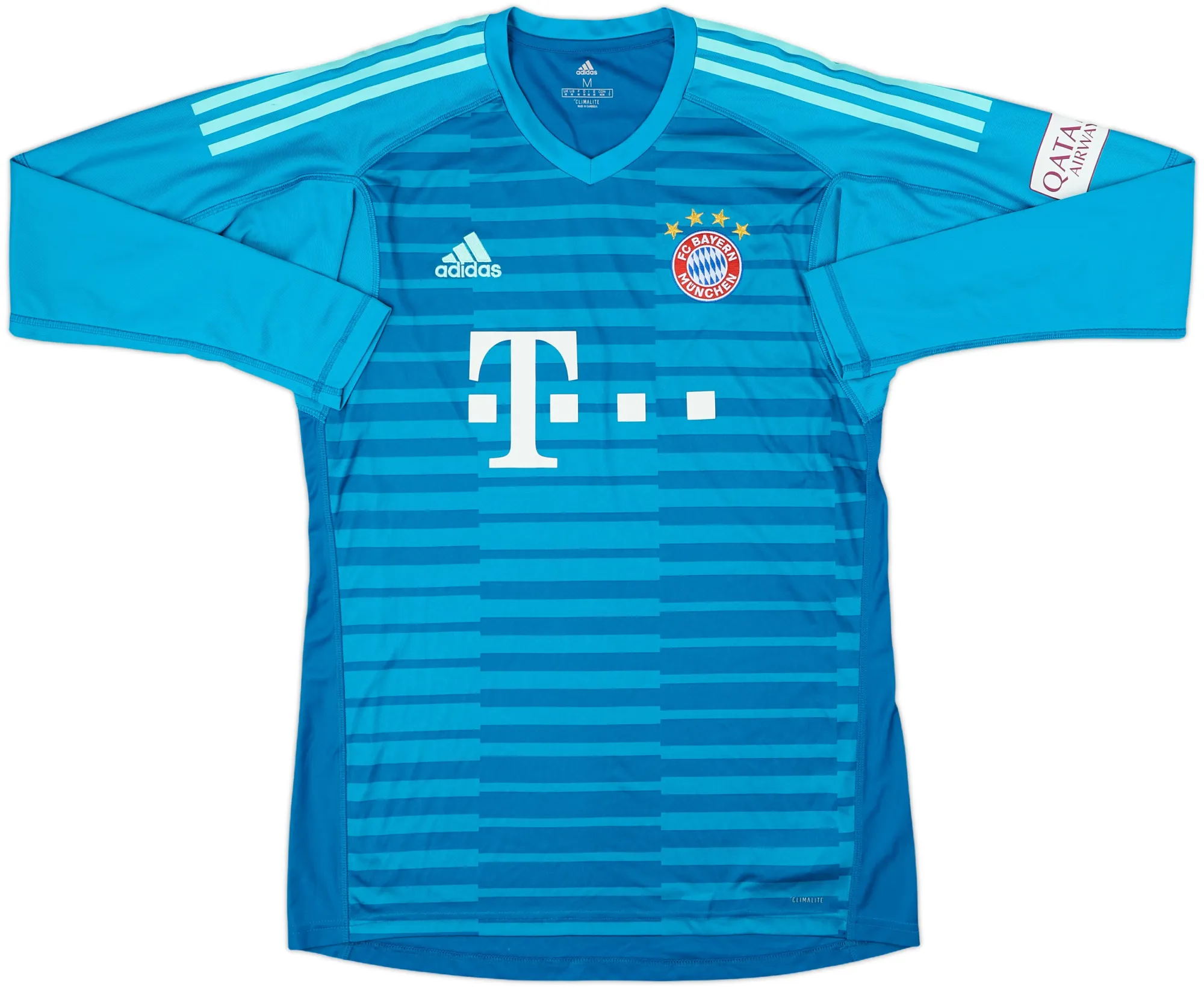 adidas Bayern Munich Mens LS Goalkeeper Home Shirt 2018/19