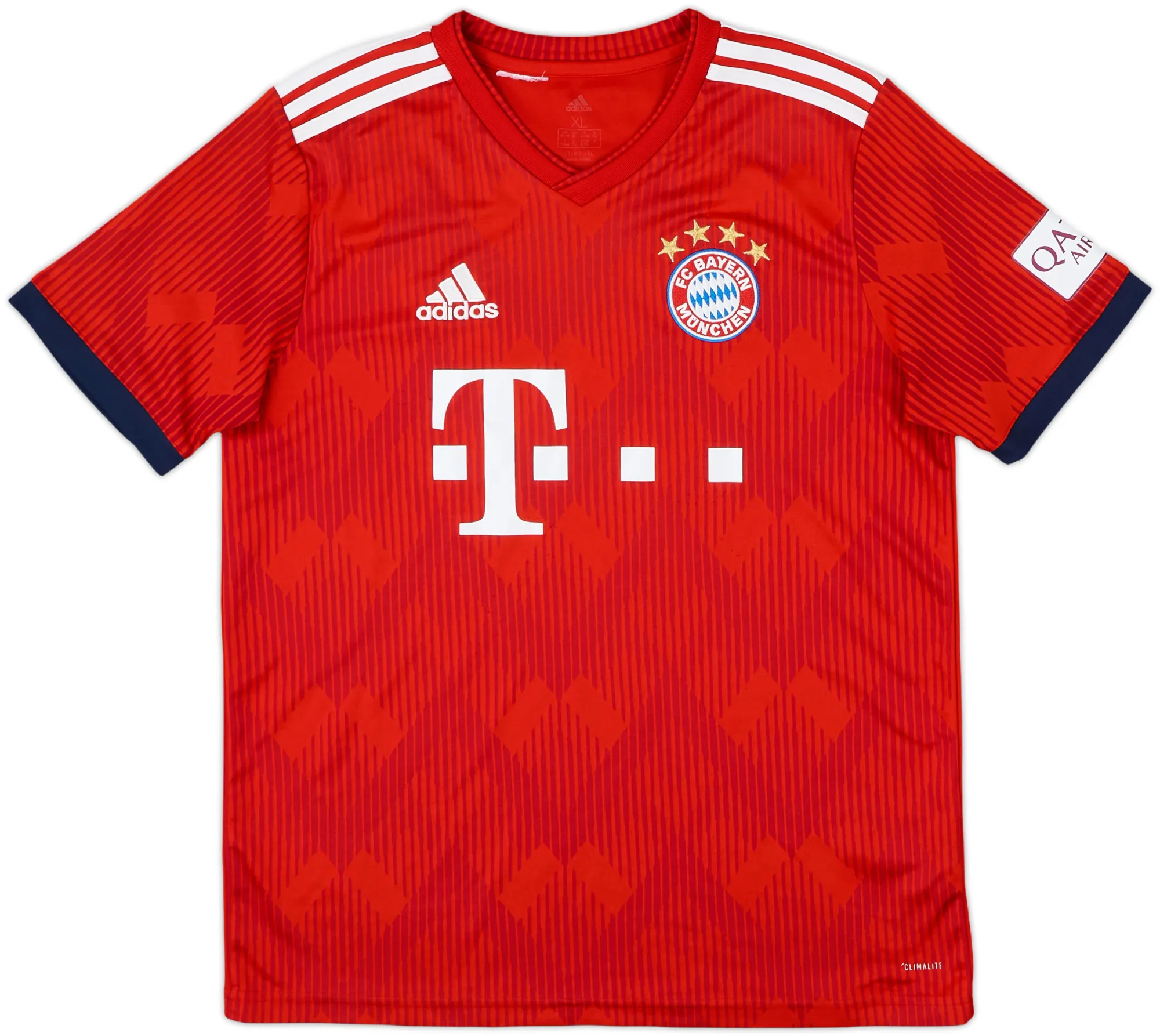 adidas Bayern Munich Boys SS Home Shirt 2018/19