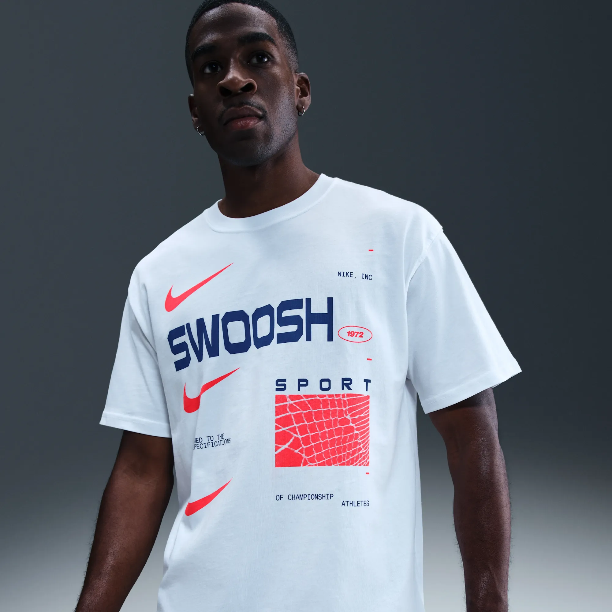 Nike Max90 T-Shirt - White - Cotton