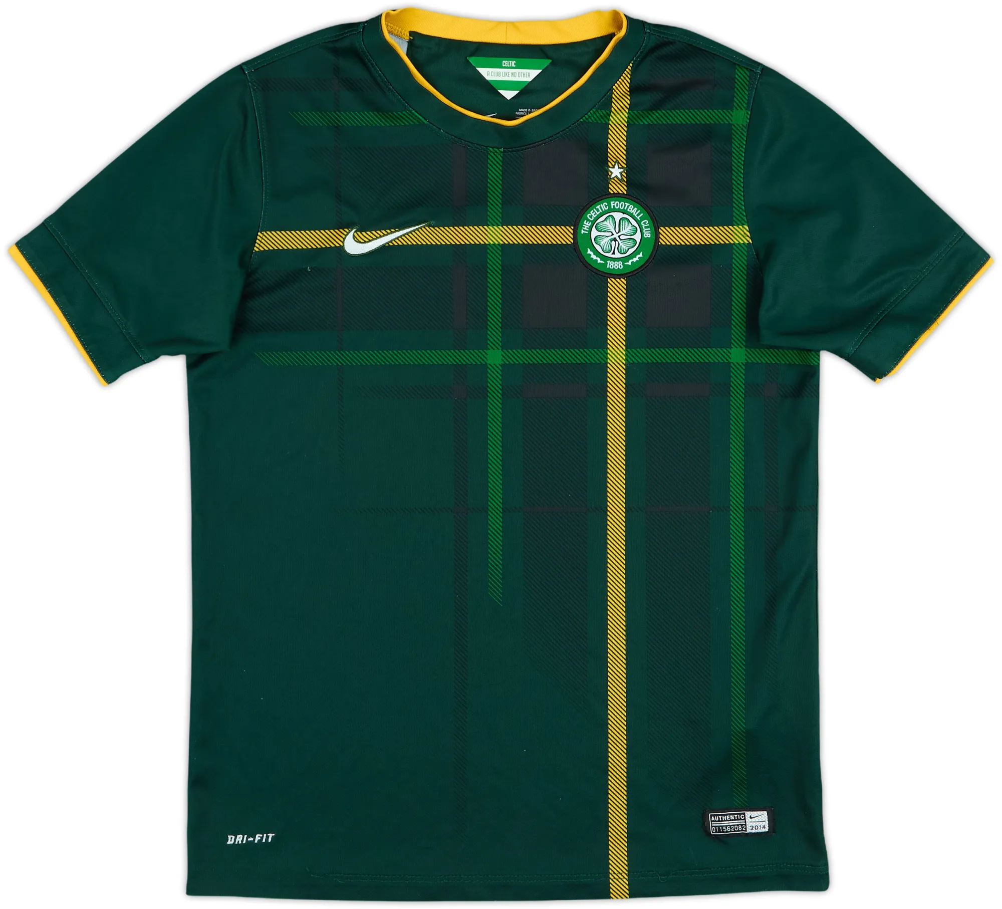 Nike Celtic Boys SS Away Shirt 2014/15