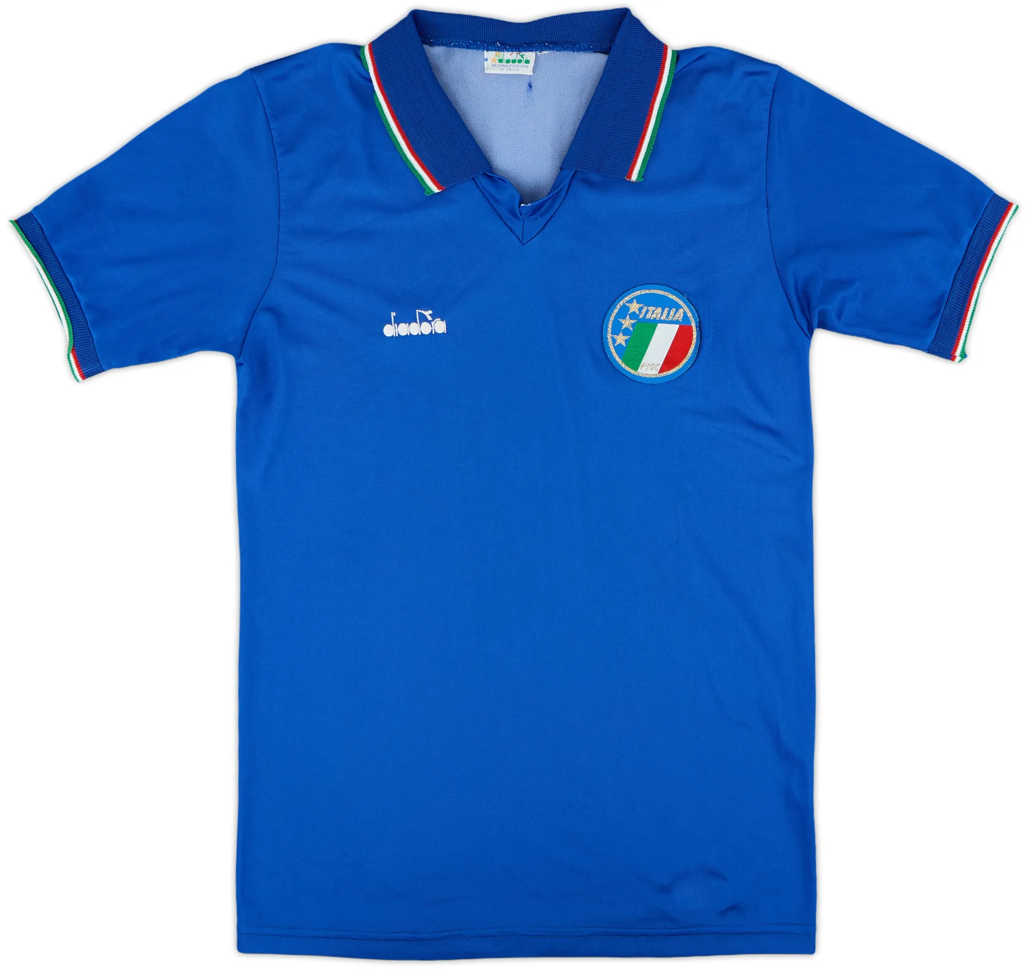 Diadora Italy Boys SS Home Shirt 1986